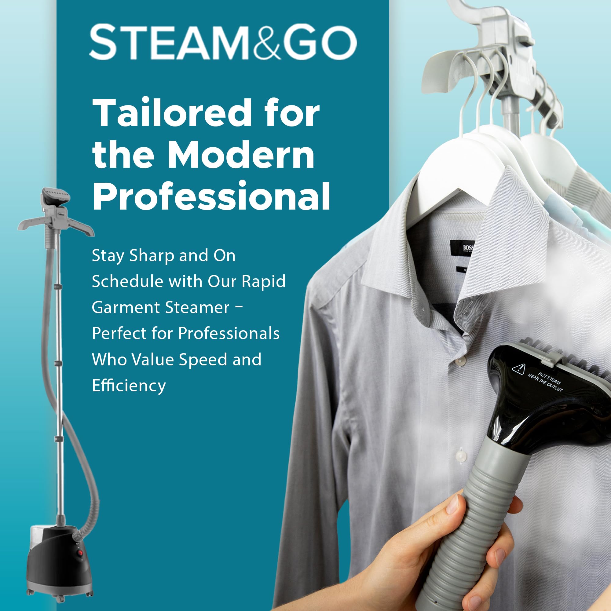 Steam And Go Iron - Model Xyz, 220v, Blue Color
