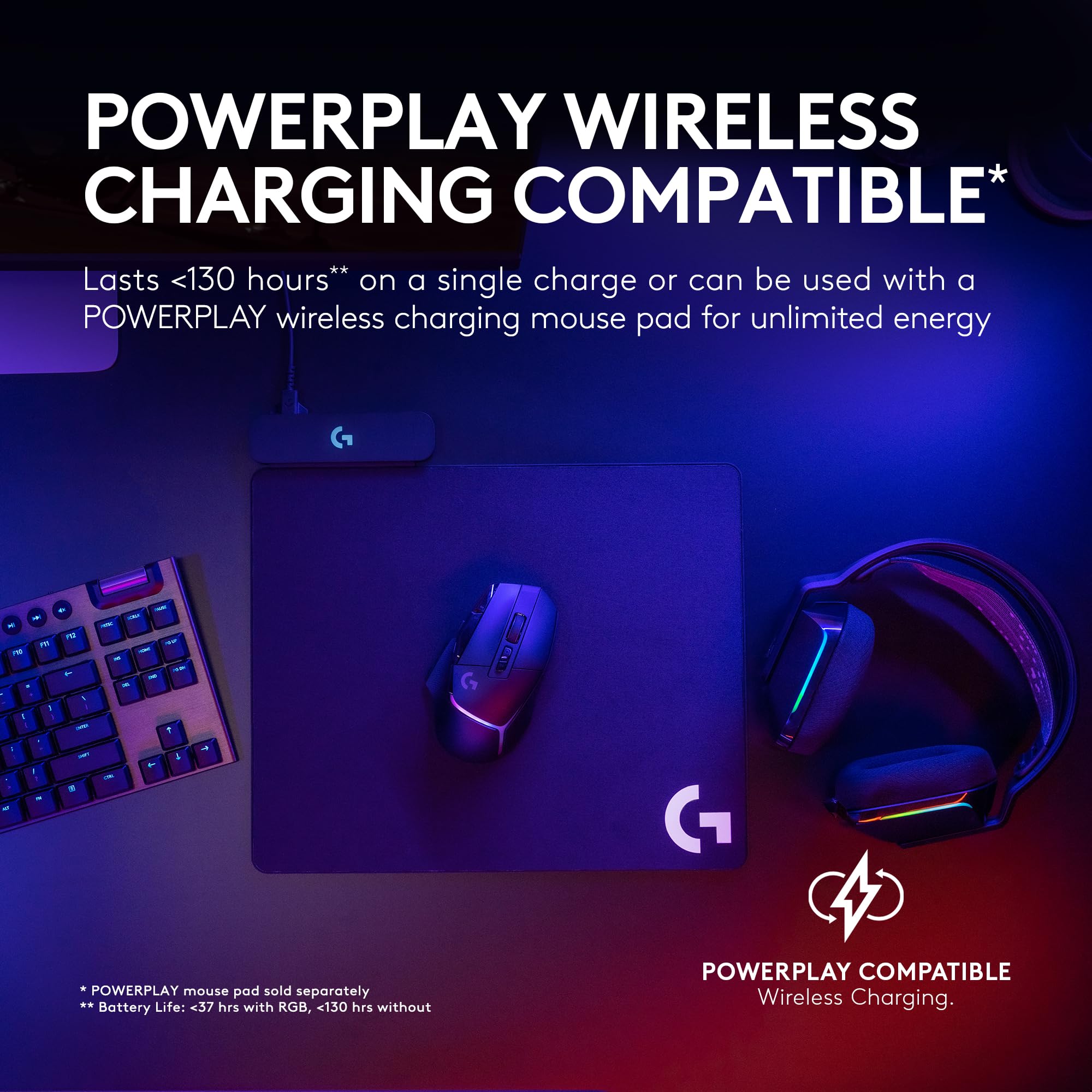 Open Box -  G502 X PLUS - LIGHTSPEED Wireless RGB Gaming Mouse-BLACK/PREMIUM-2.4GHZ-#215 910-006160