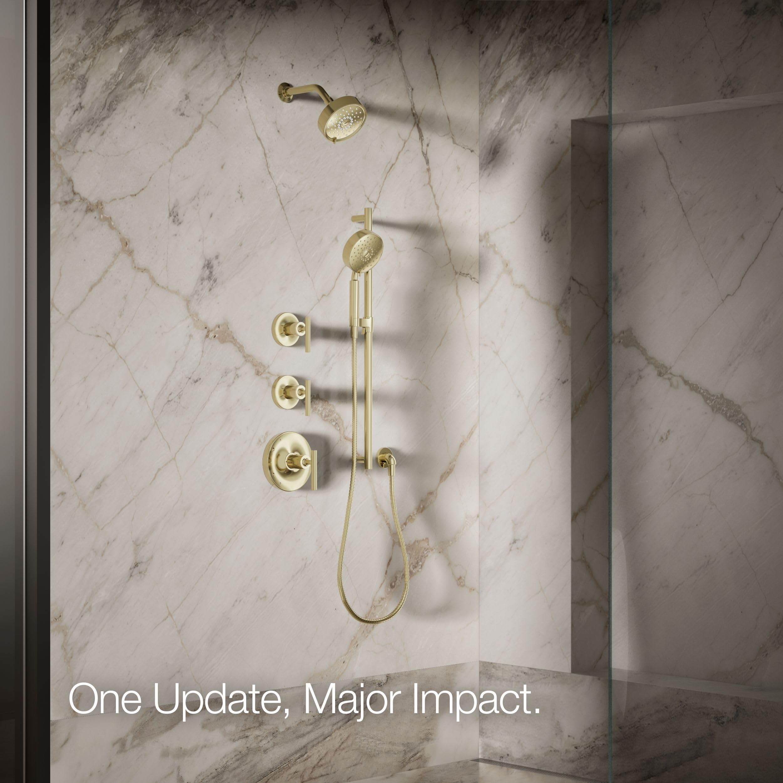 Open Box - Kohler K-22170-G-AF - Shower Heads Showers