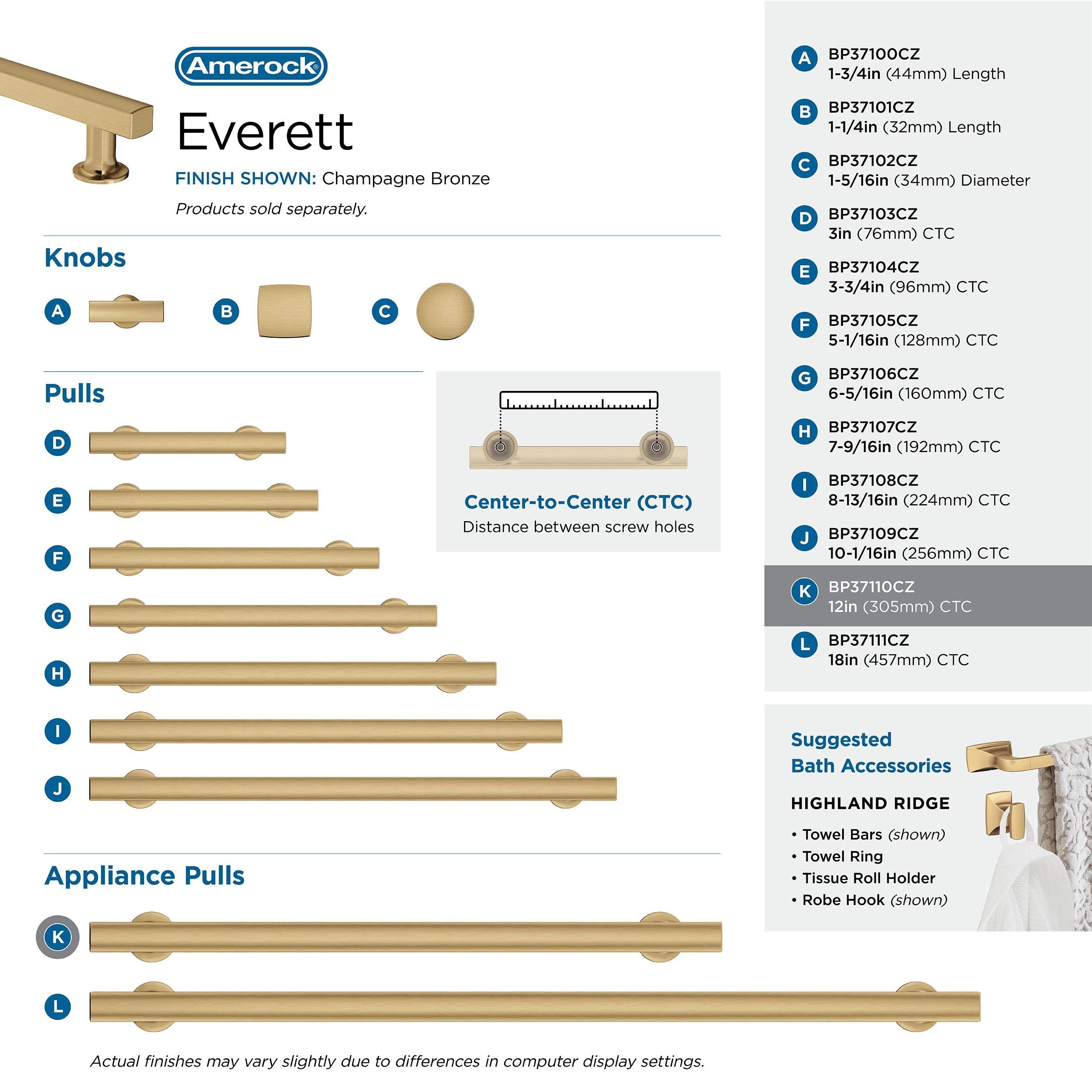 Open Box - Amerock BP37110CZ - Pulls Cabinet Hardware
