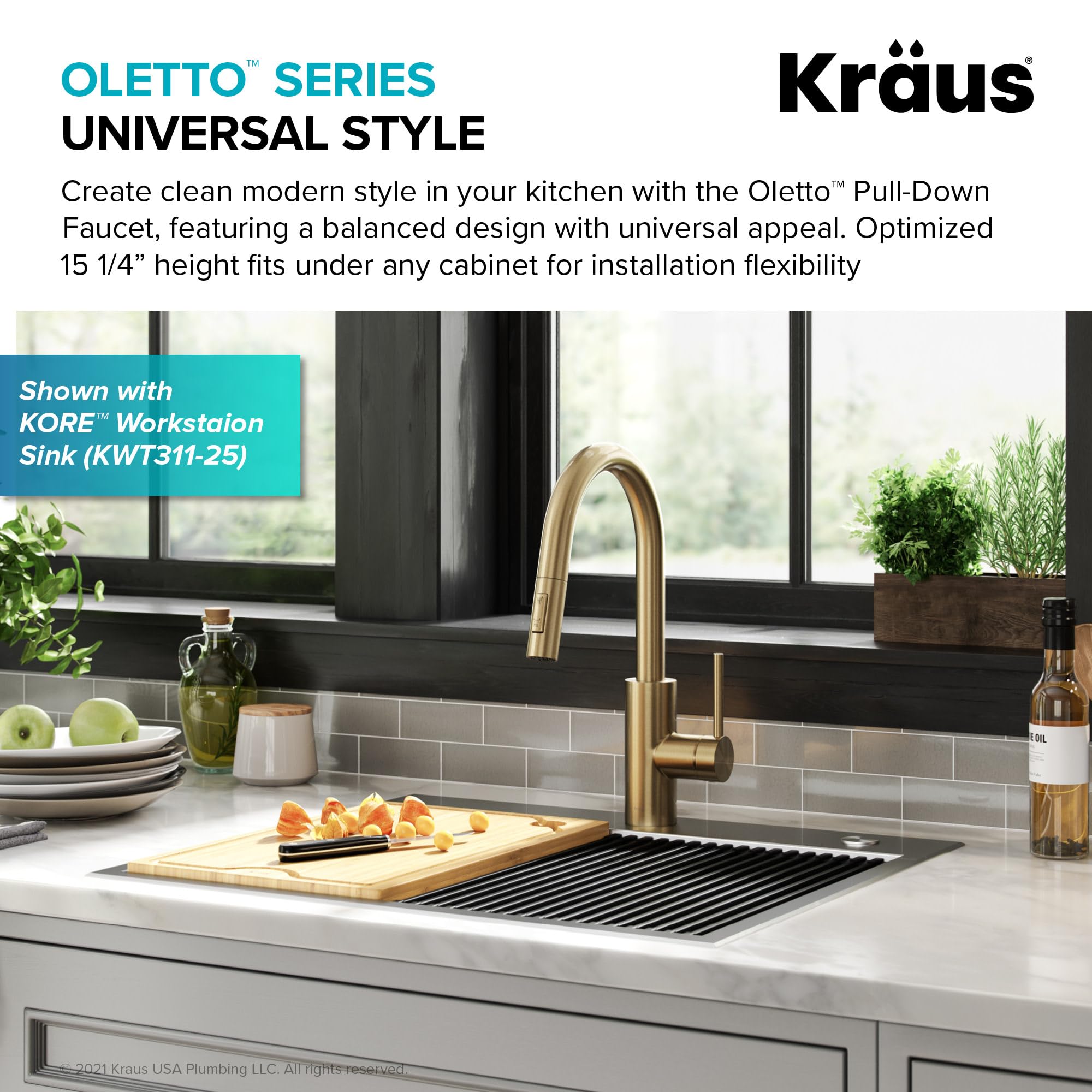 Open Box - Kraus KPF-2620SFACB - Kitchen Faucet