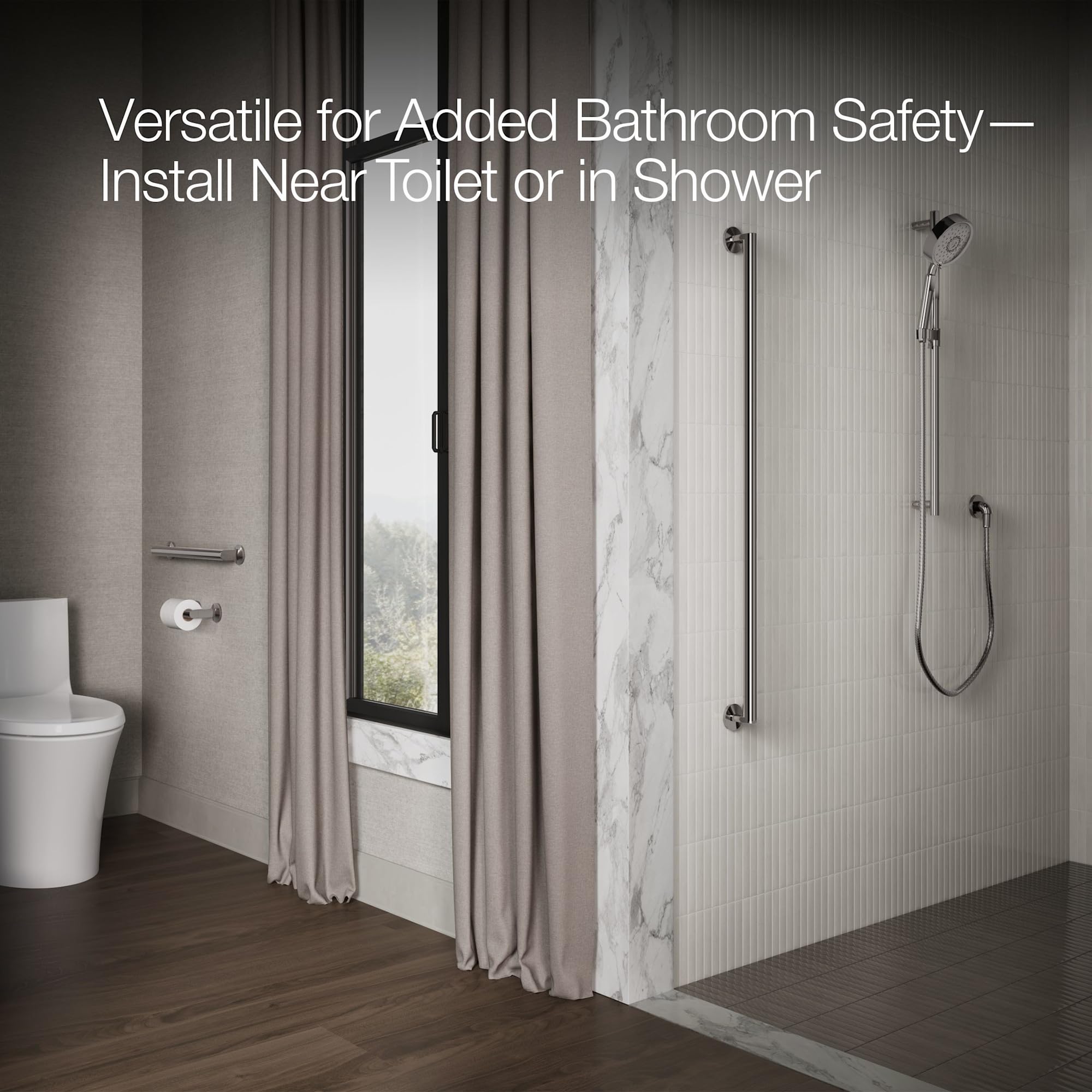 Open Box - Kohler K-25160-BV - Bathroom Safety Equipment Bathroom Hardware and Accessories