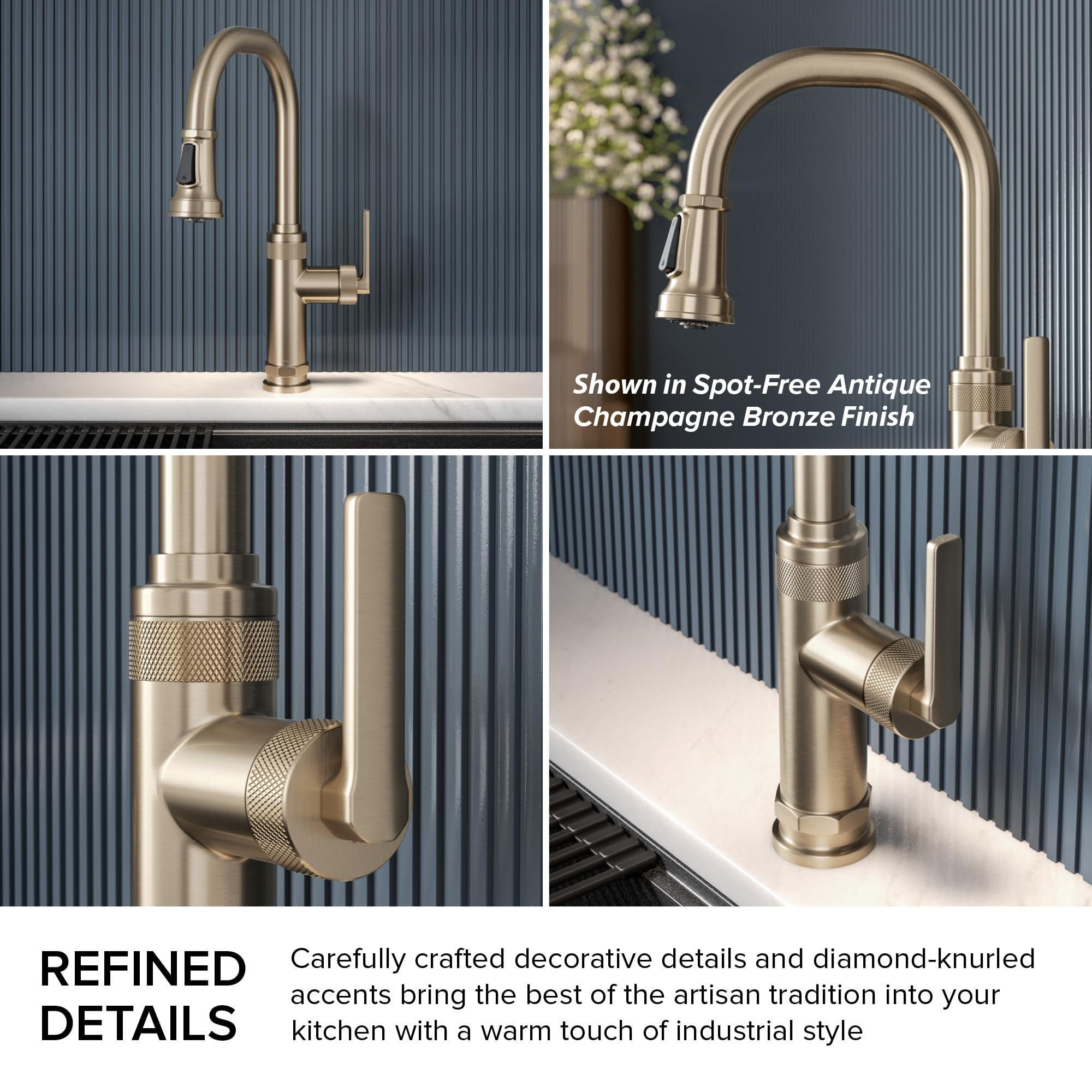 Open Box - Kraus KPF-4102SFACB - Kitchen Faucet