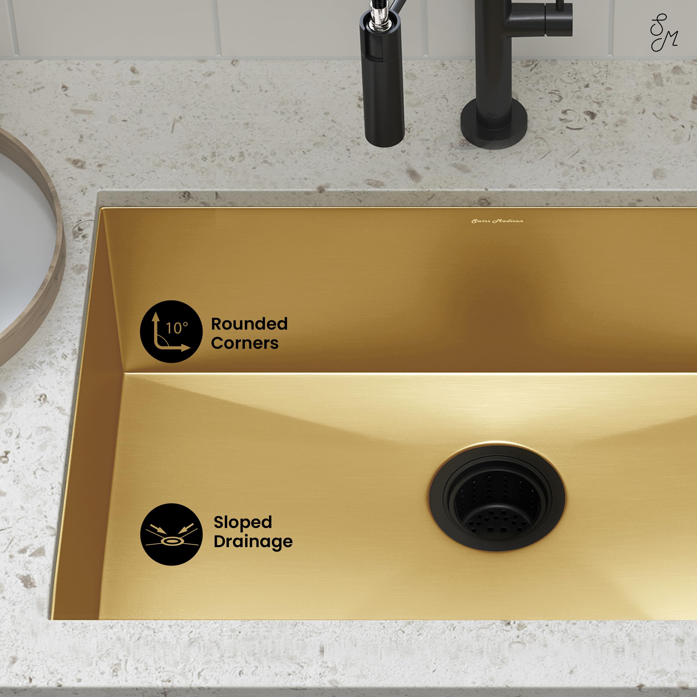 Open Box - Swiss Madison SM-KU715G - Kitchen Sinks Sinks