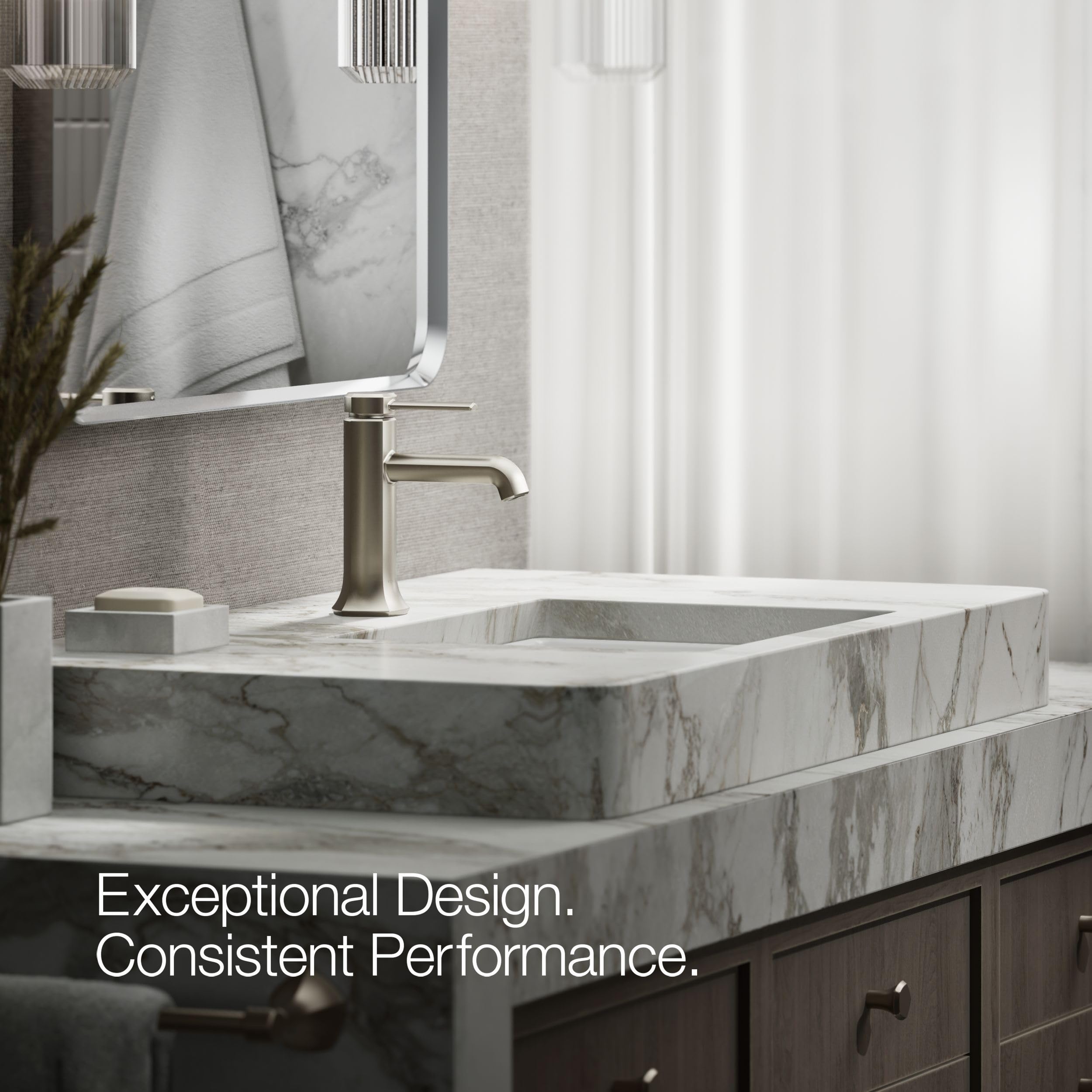 Open Box - Kohler K-27000-4-BN - Bathroom Sink Faucets Faucet