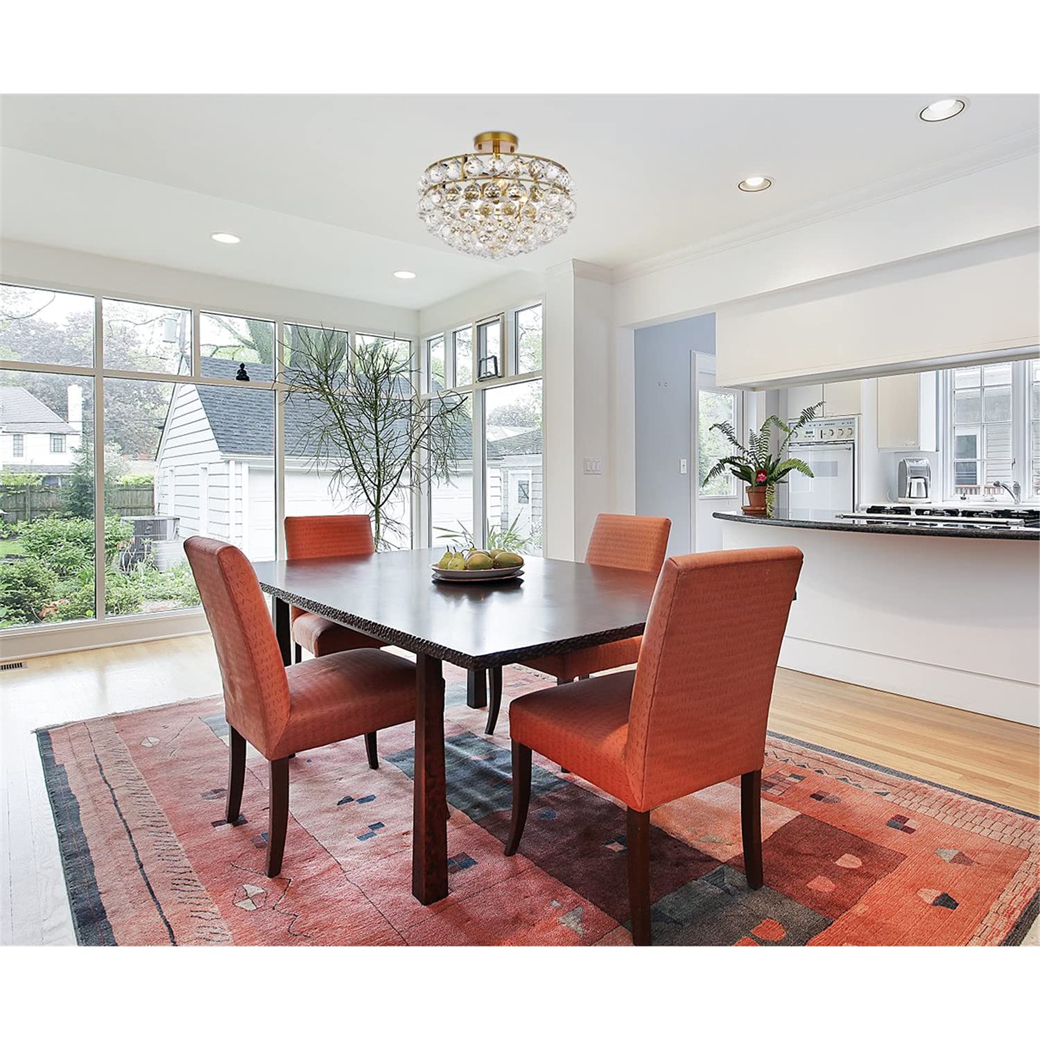 Open Box - Elegant Lighting 1107F16BR - Ceiling Fixtures Indoor Lighting