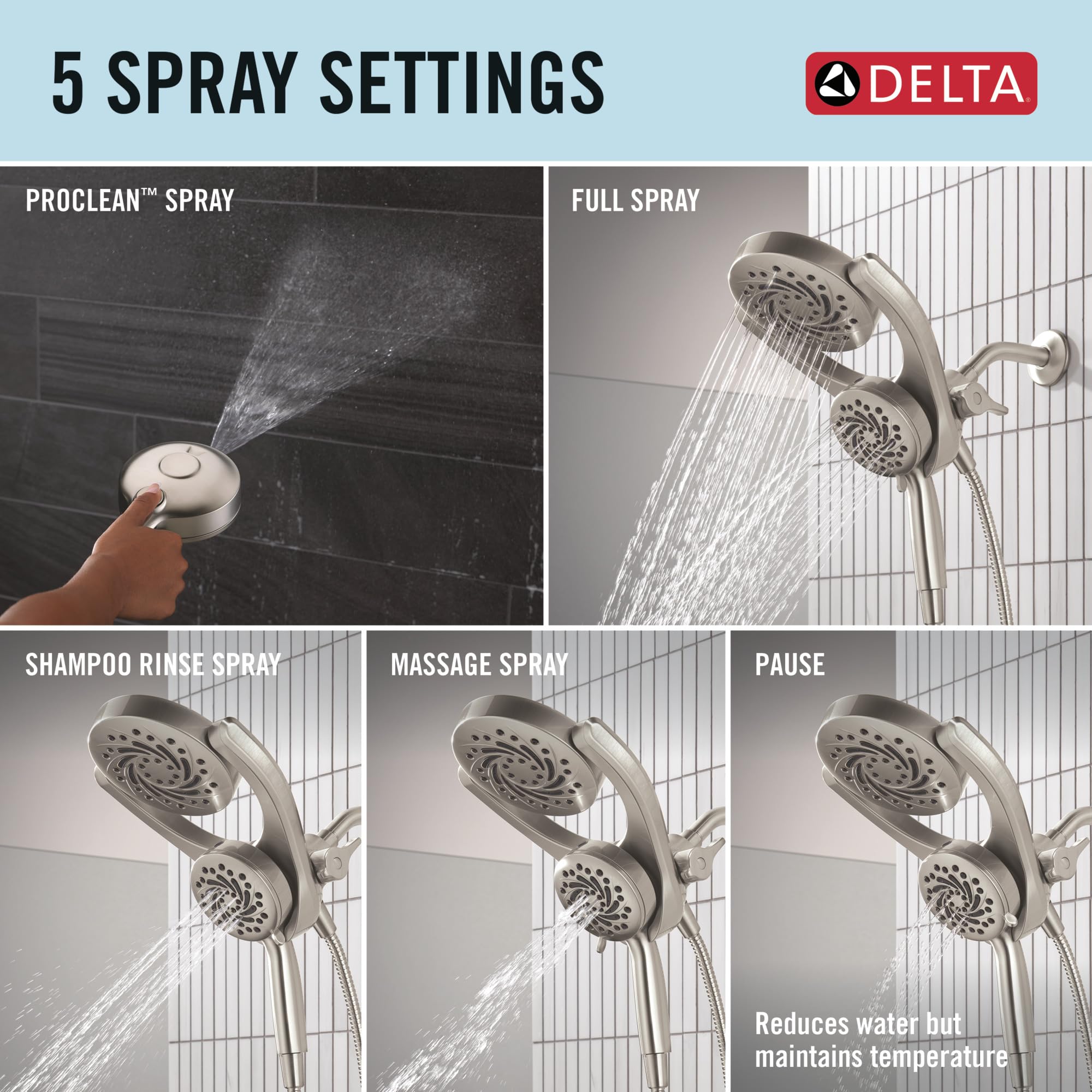 Open Box - Delta 75419SN - Shower Heads Showers