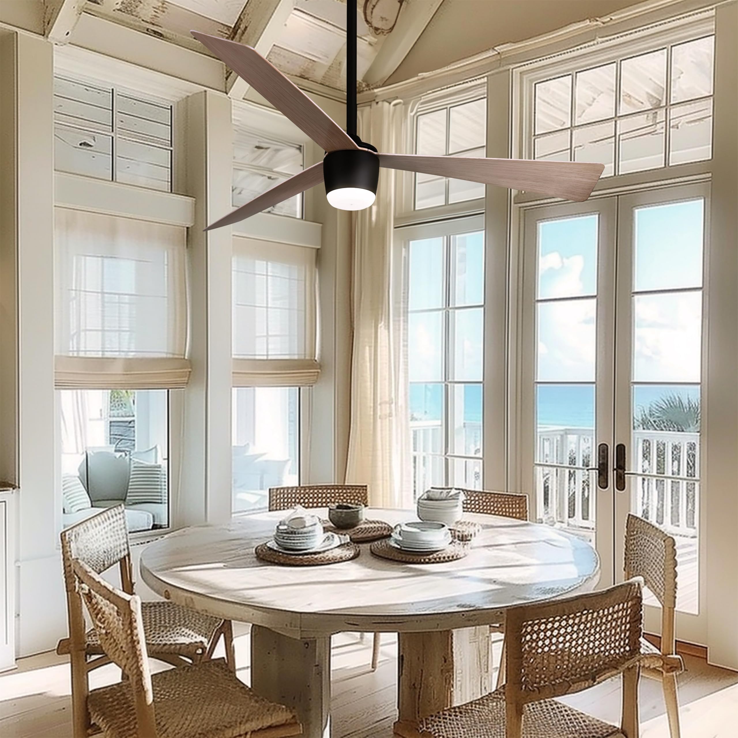Open Box - MinkaAire F744L-DB/ASW - Ceiling Fans Fans