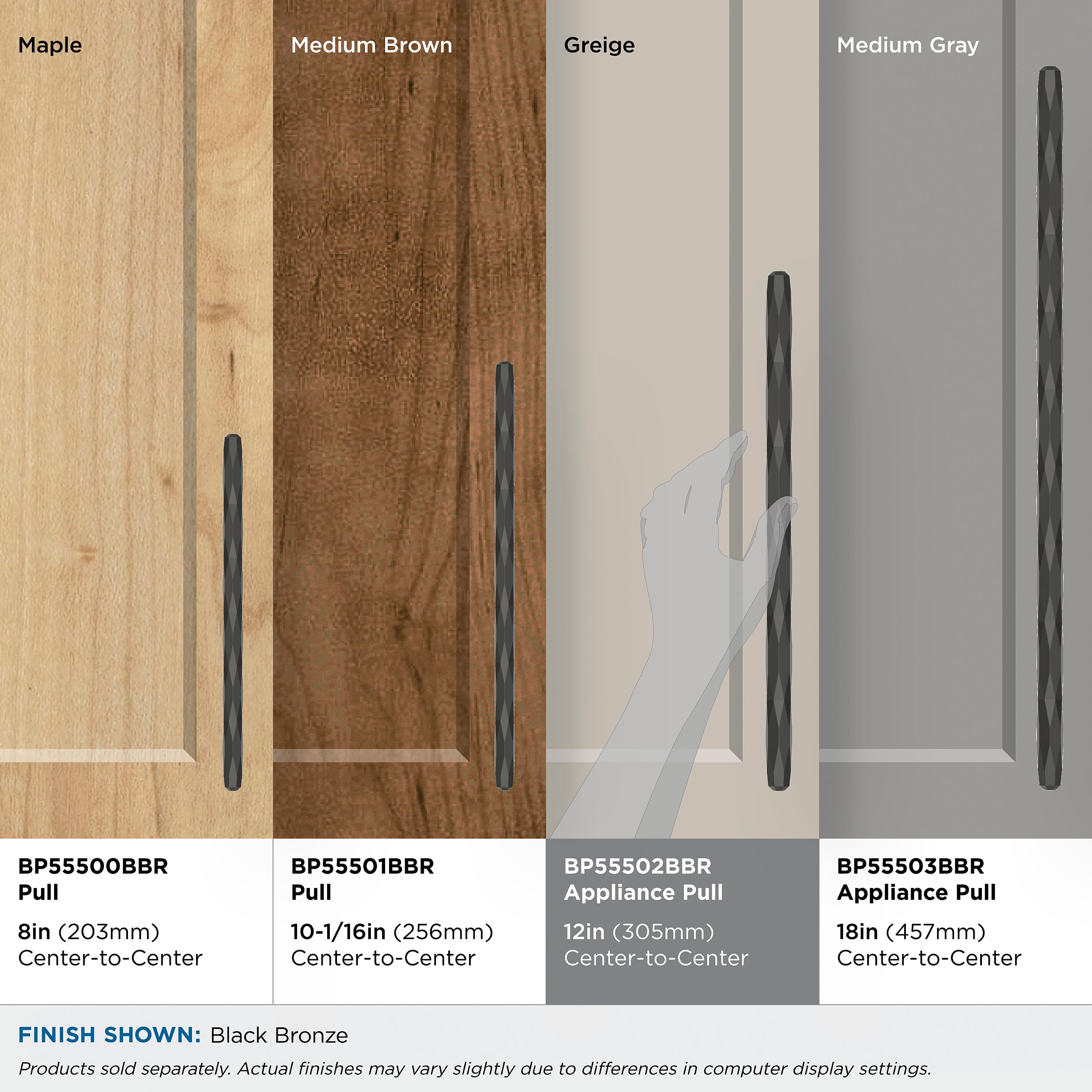 Open Box - Amerock BP55502BBR - Pulls Cabinet Hardware