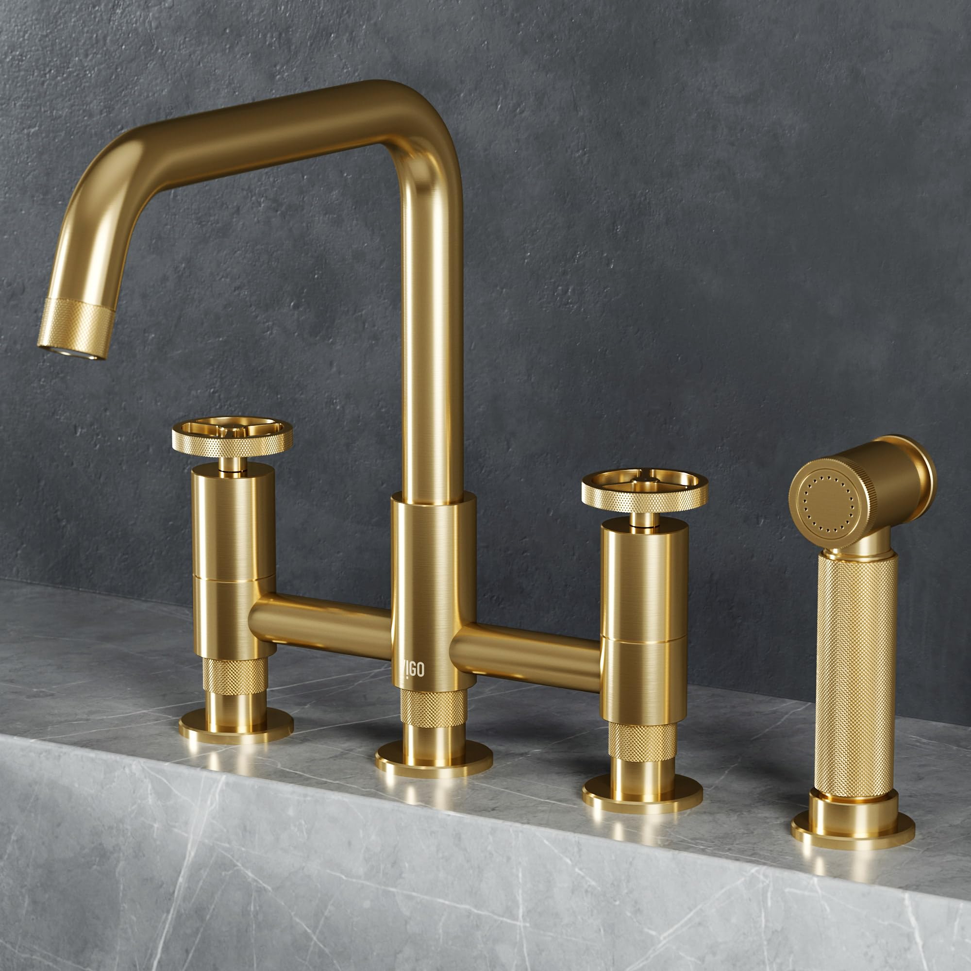 Open Box - Vigo VG02051MG - Kitchen Faucet