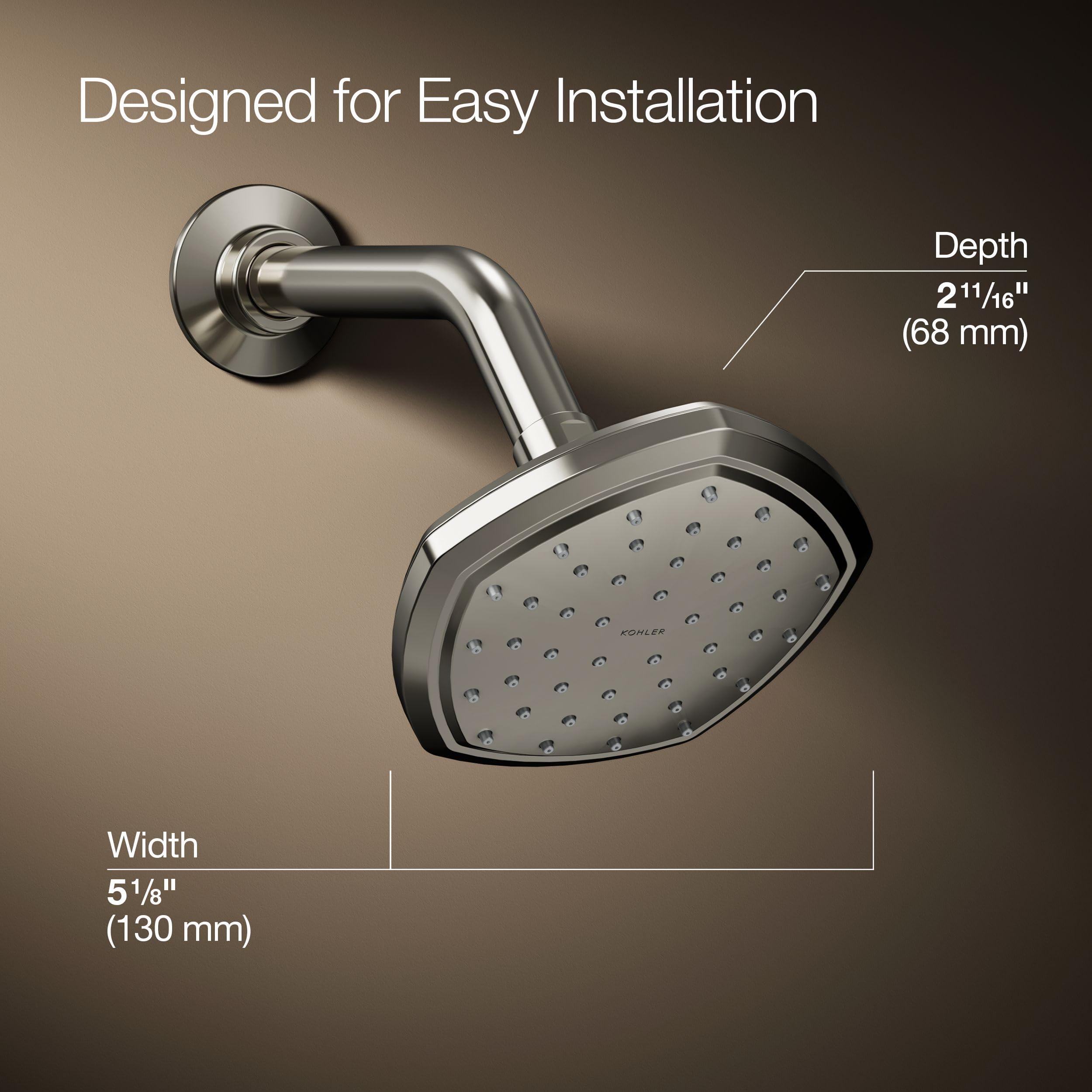 Open Box - Kohler K-27050-SN - Shower Heads Showers