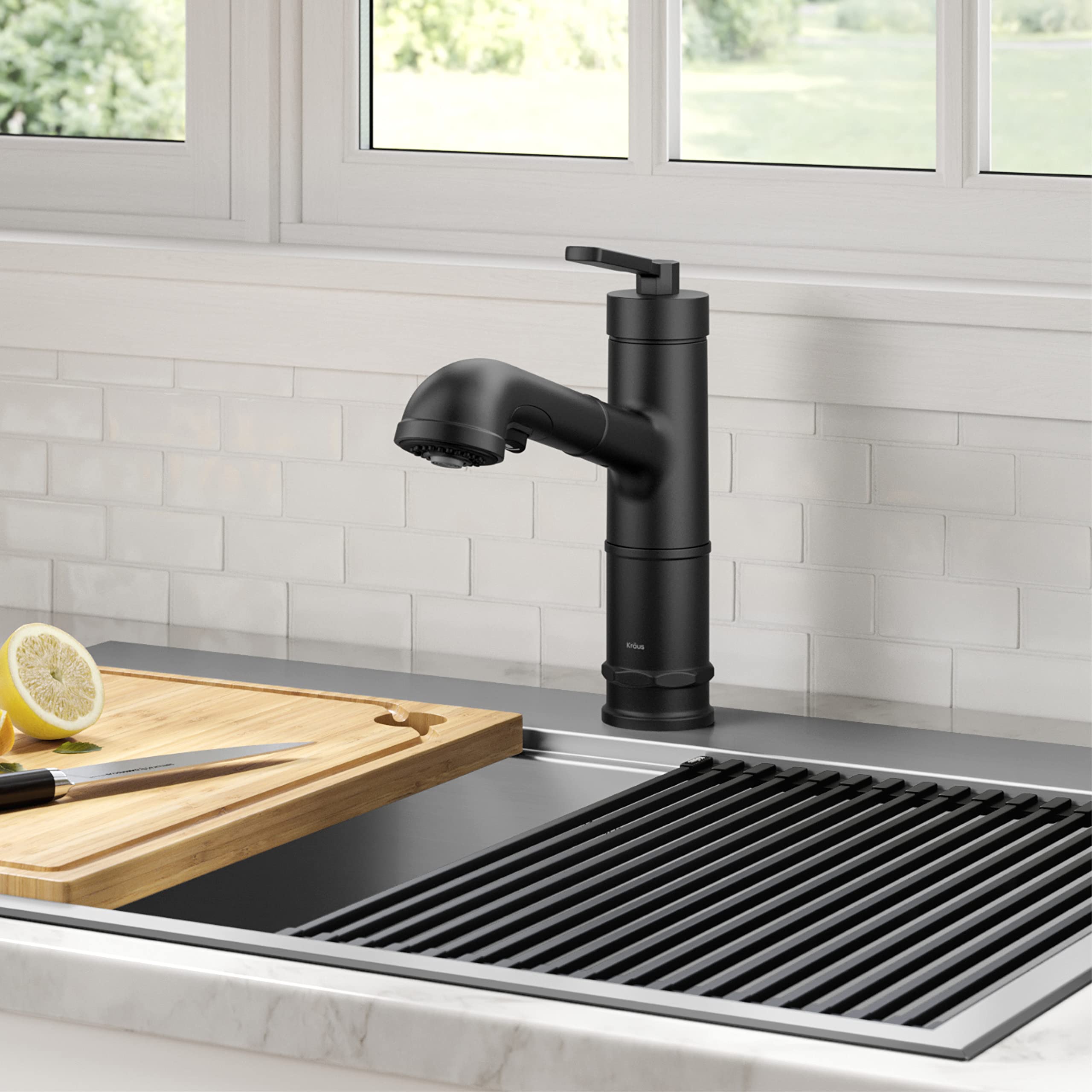 Open Box - Kraus KPF-4103MB - Kitchen Faucet