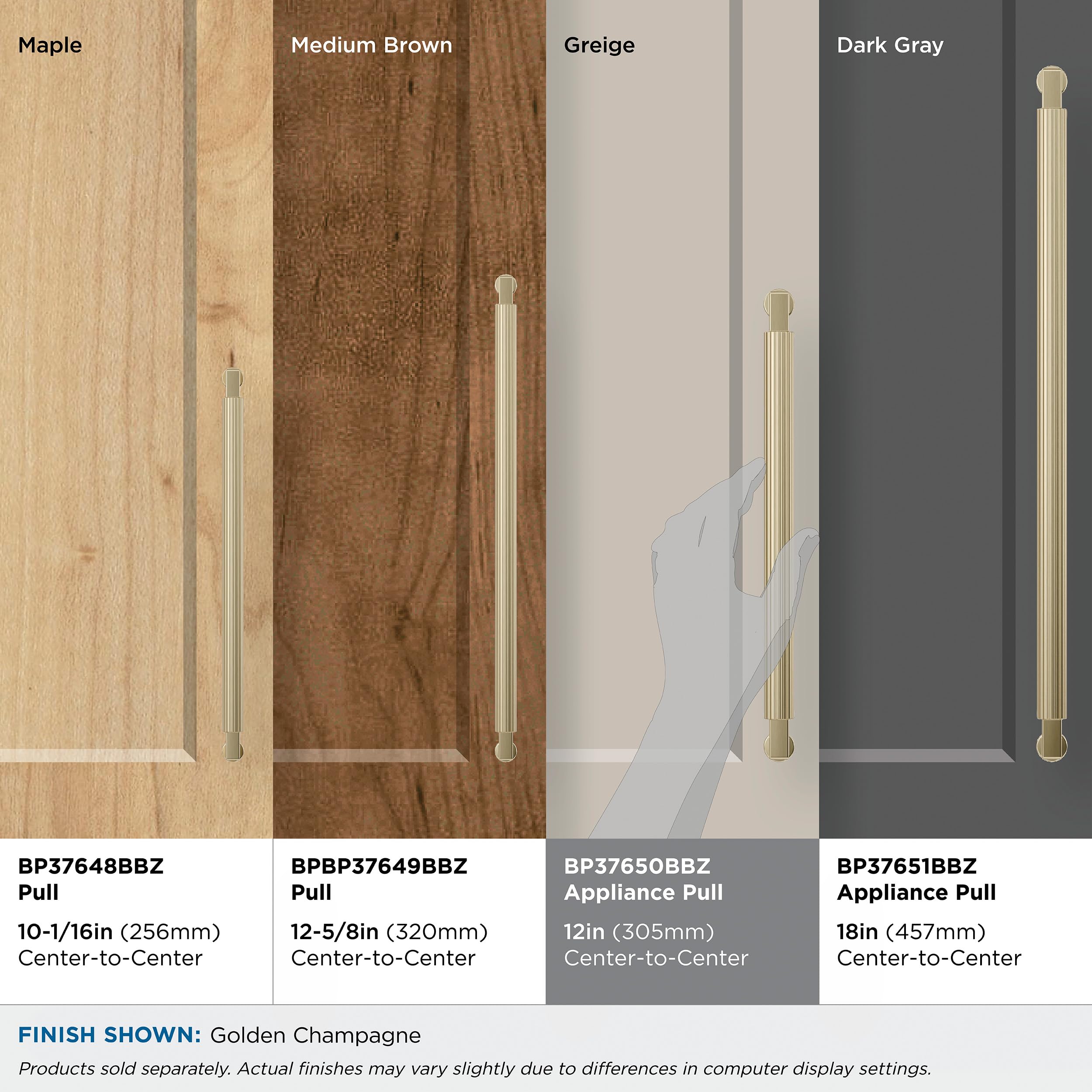 Open Box - Amerock BP37650BBZ - Pulls Cabinet Hardware