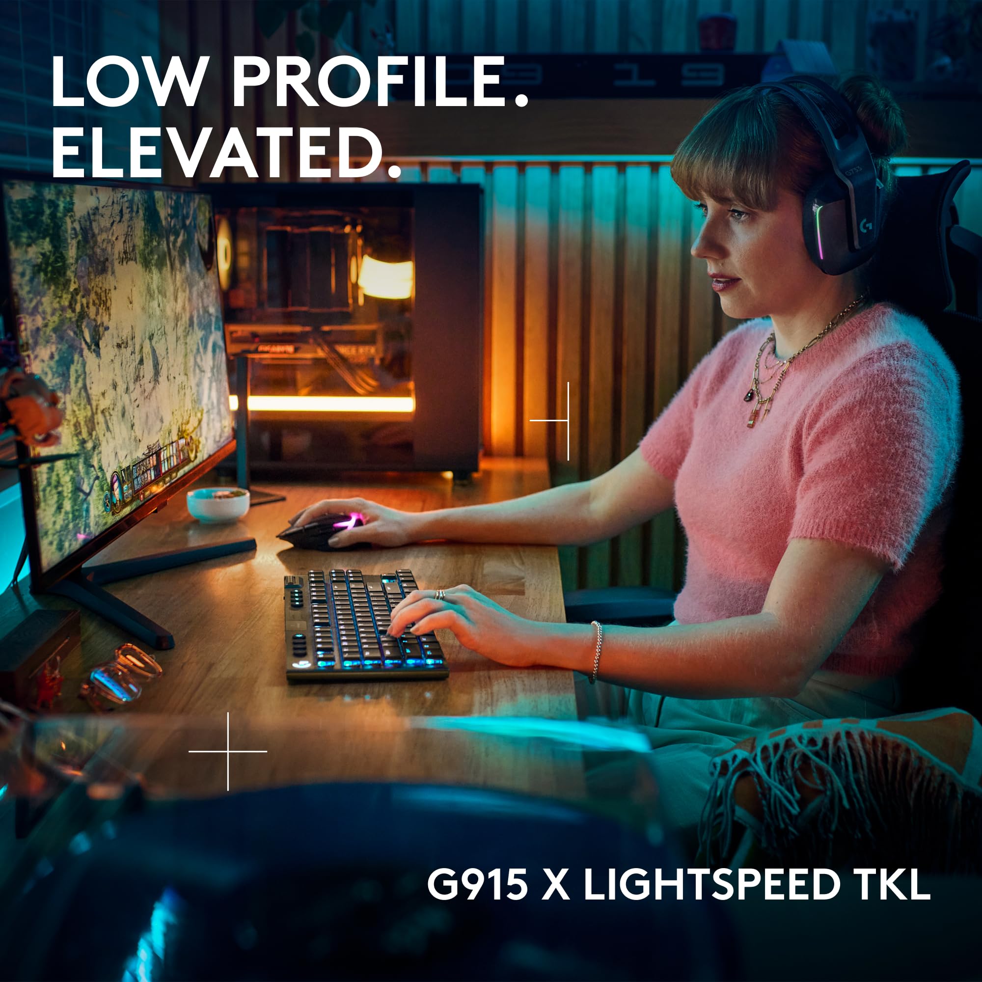 Refurbished - G915 X Lightspeed TKL � Black English Tactile�