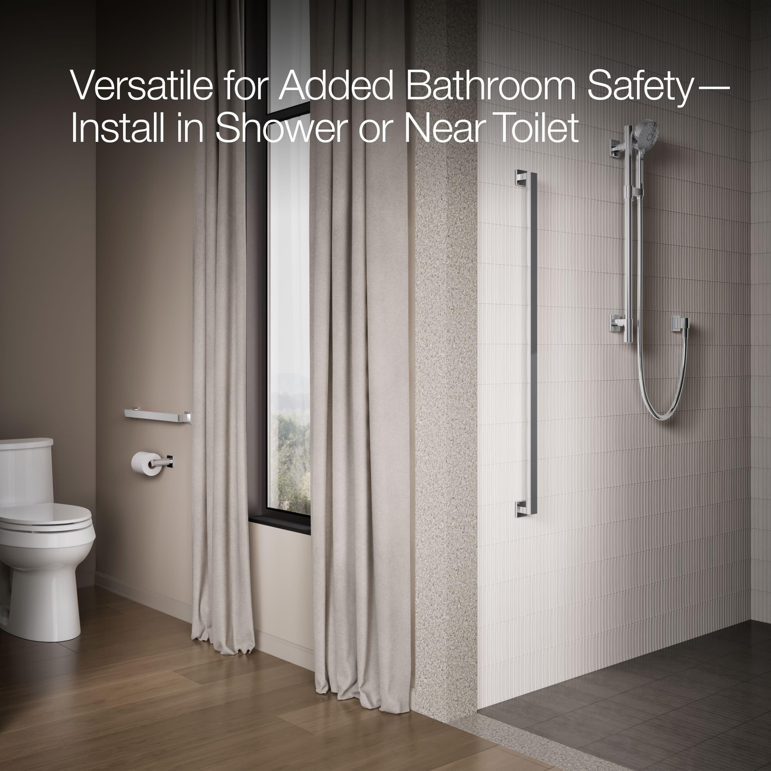 Open Box - Kohler K-23297-CP - Bathroom Safety Equipment Bathroom Hardware and Accessories