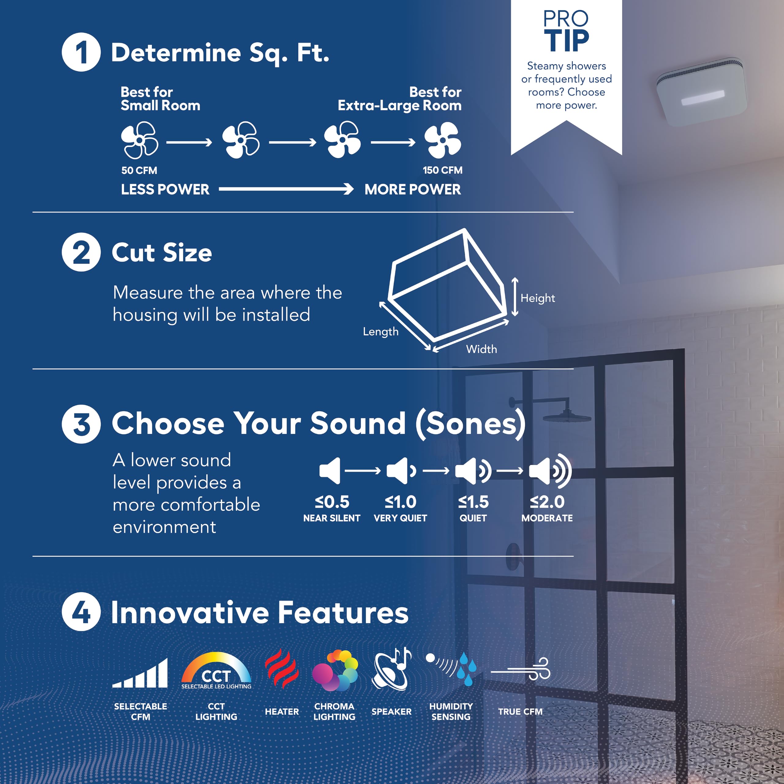 Open Box - Broan AE110LK - Exhaust Fans Ventilation