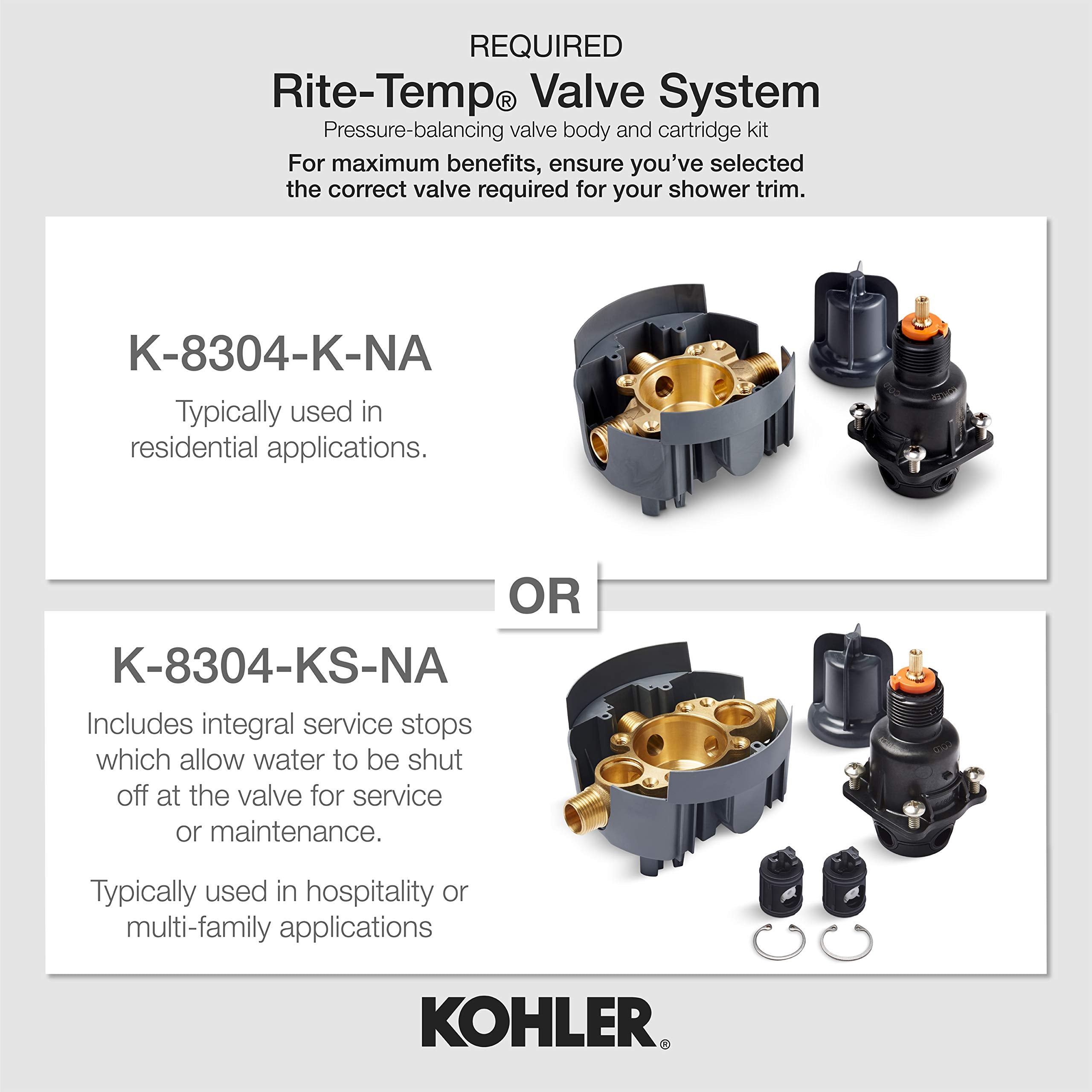 Open Box - Kohler K-TS10276-4G-BN - Shower Only Showers