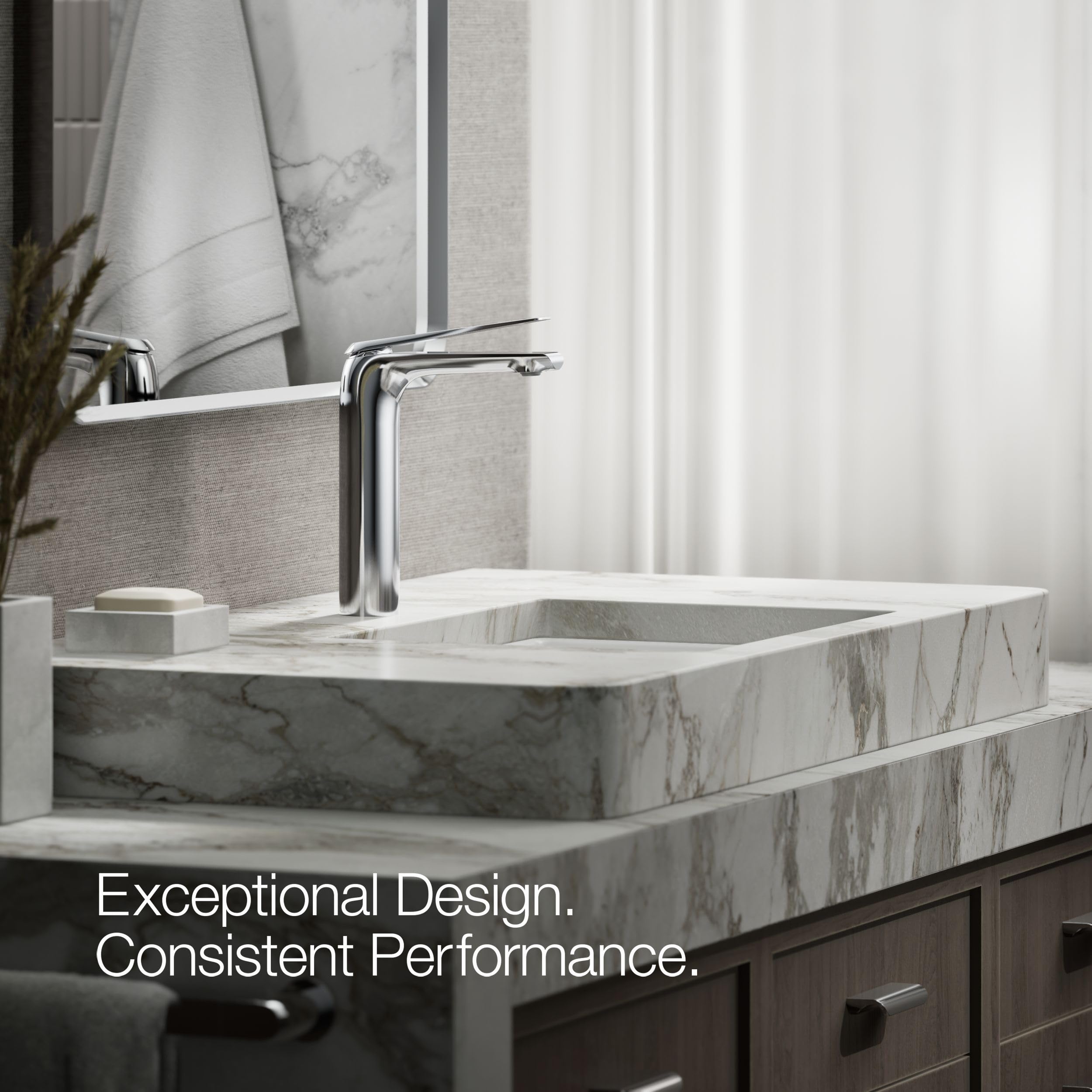Open Box - Kohler K-97347-4-CP - Bathroom Sink Faucets Faucet
