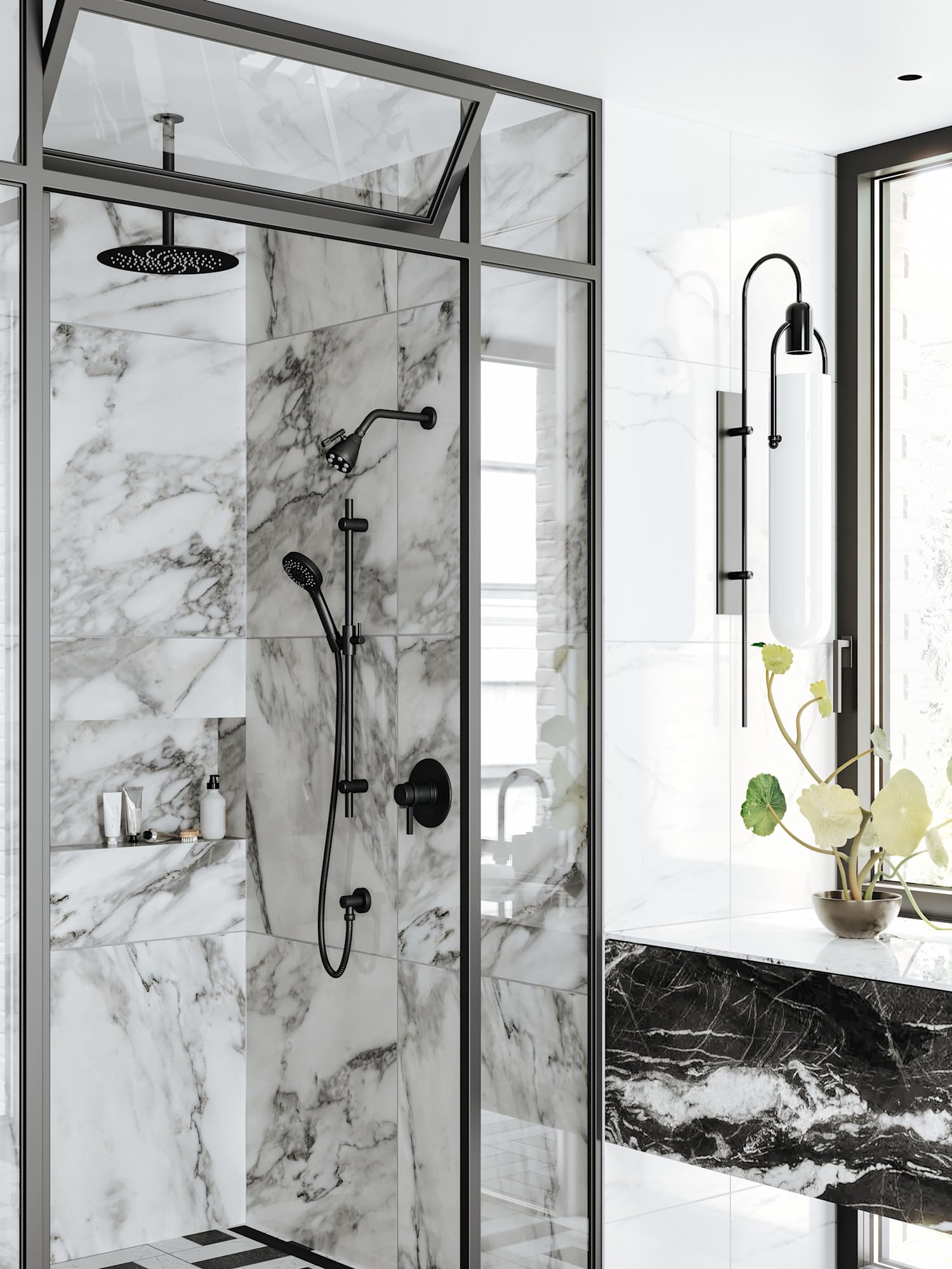 Open Box - Rohl TLB47W1LMSTN - Valve Trim Only Showers