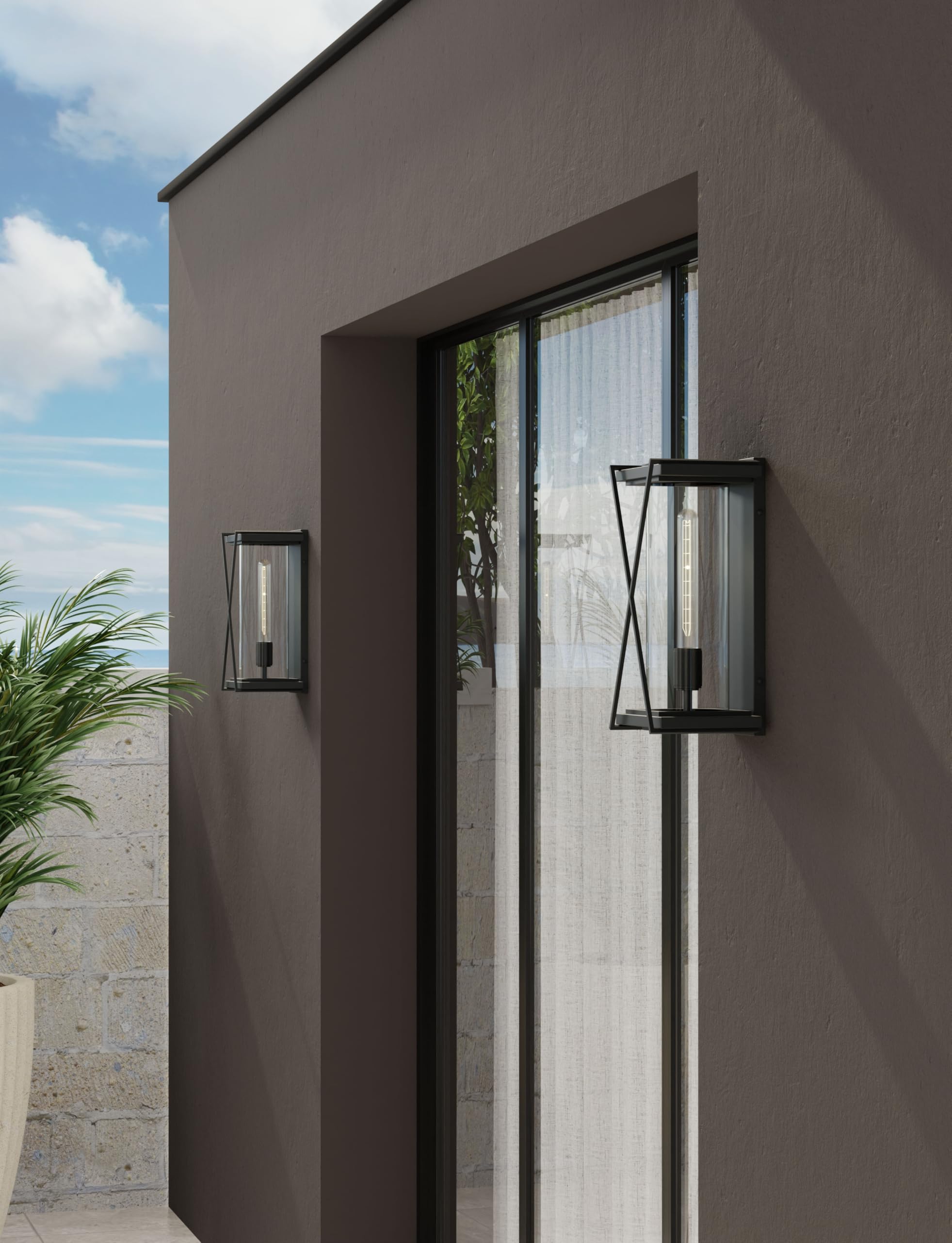 Open Box - The Great Outdoors 77600-899 - Wall Sconces Outdoor Lighting