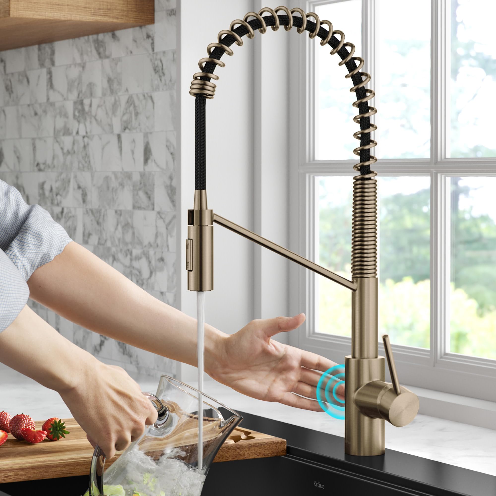 Open Box - Kraus KSF-2631SFACB - Kitchen Faucet