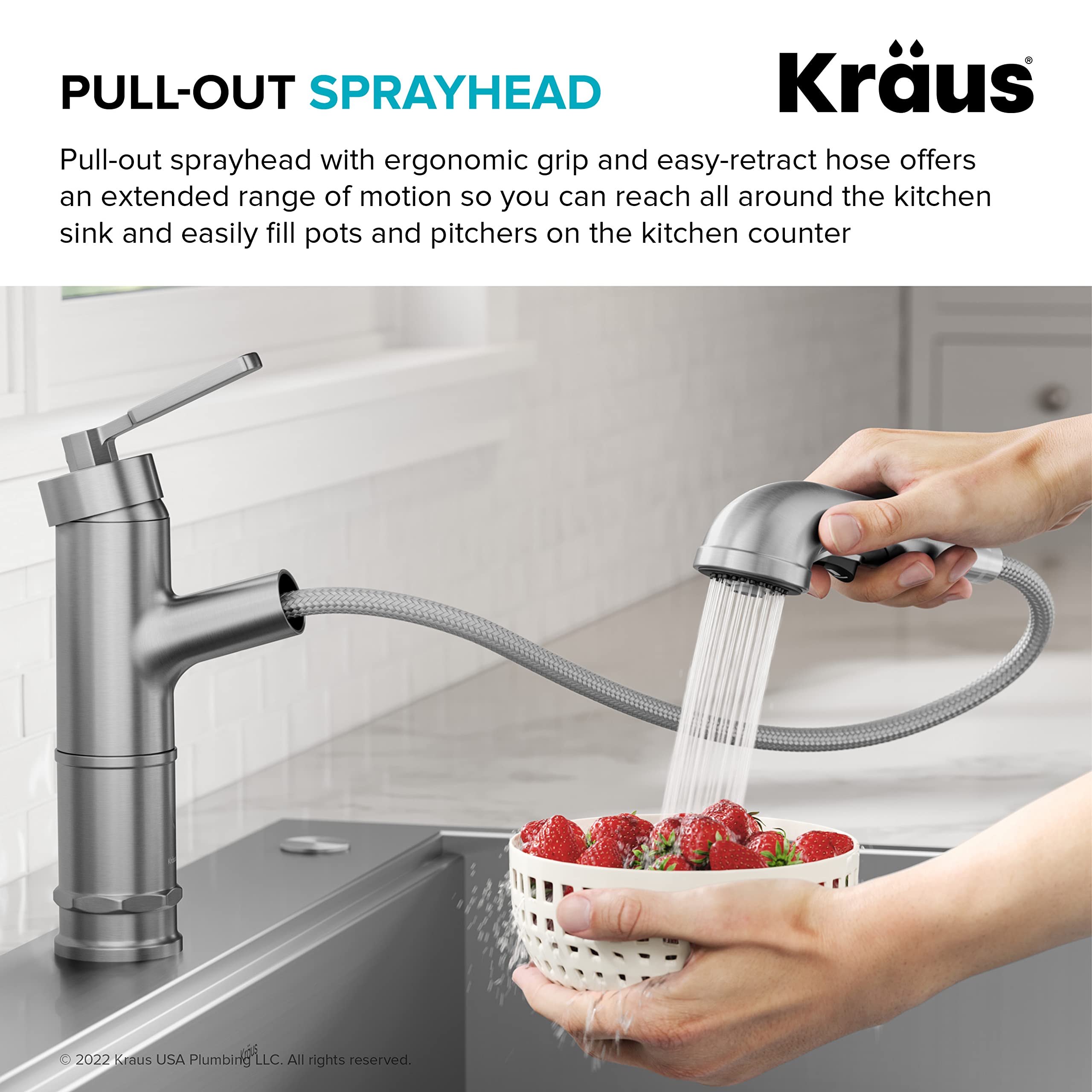 Open Box - Kraus KPF-4103MB - Kitchen Faucet
