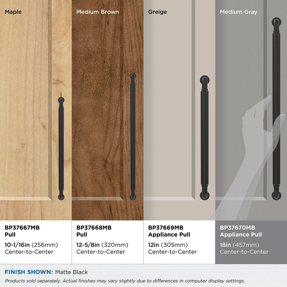 Open Box - Amerock BP37670MB - Pulls Cabinet Hardware