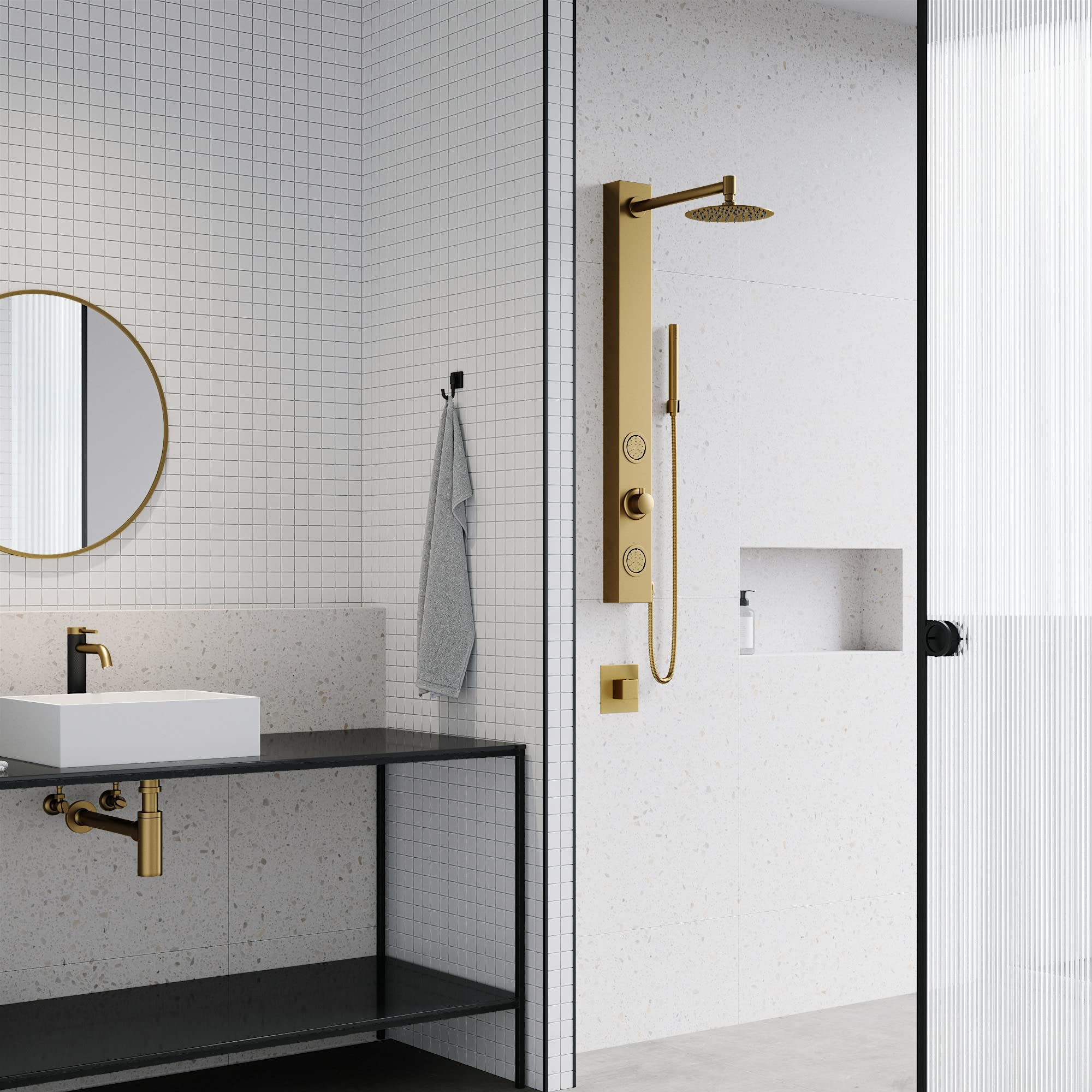 Open Box - Vigo VG08016MG - Showerpanel Showers