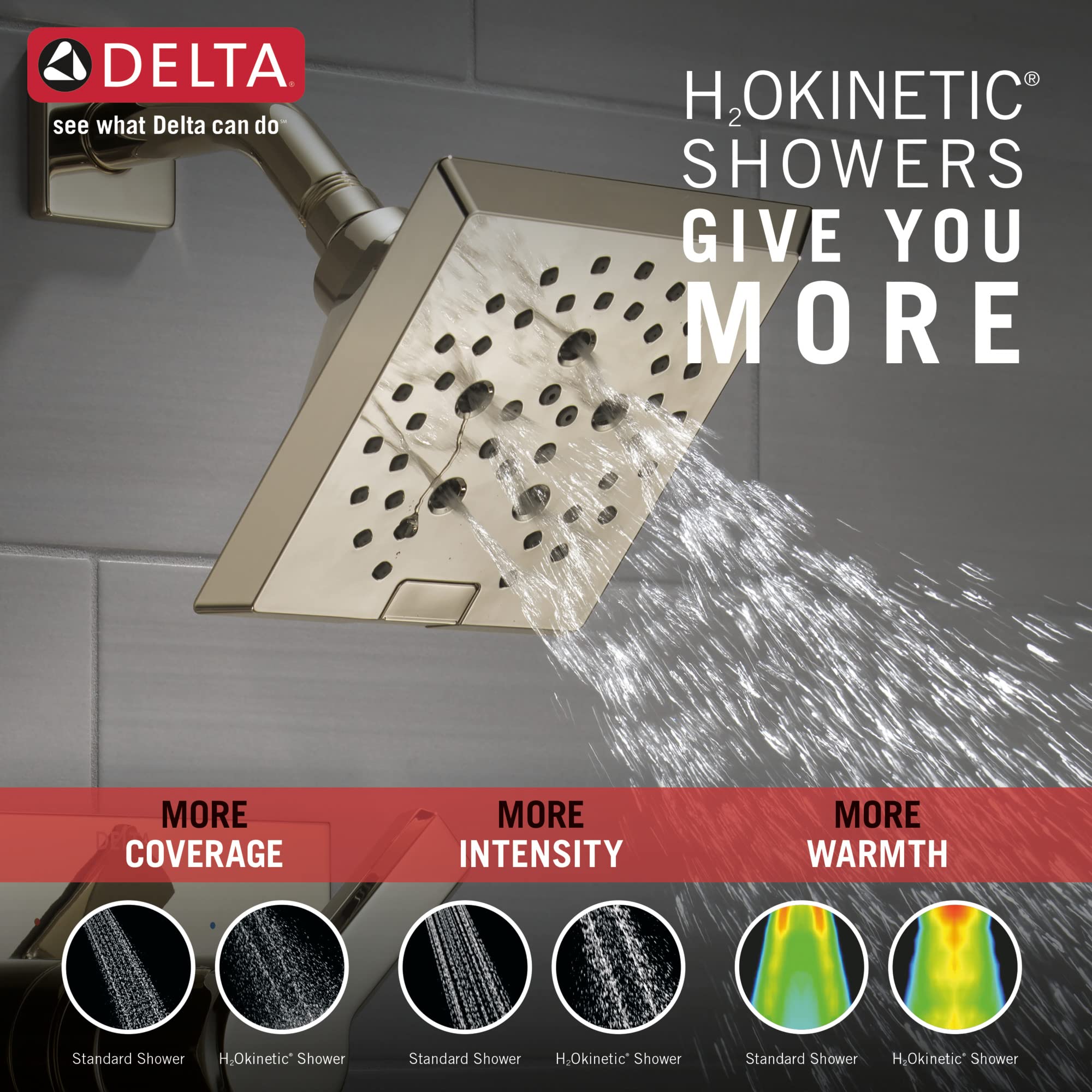 Open Box - Delta T14299-PN-PR - Shower Only Showers