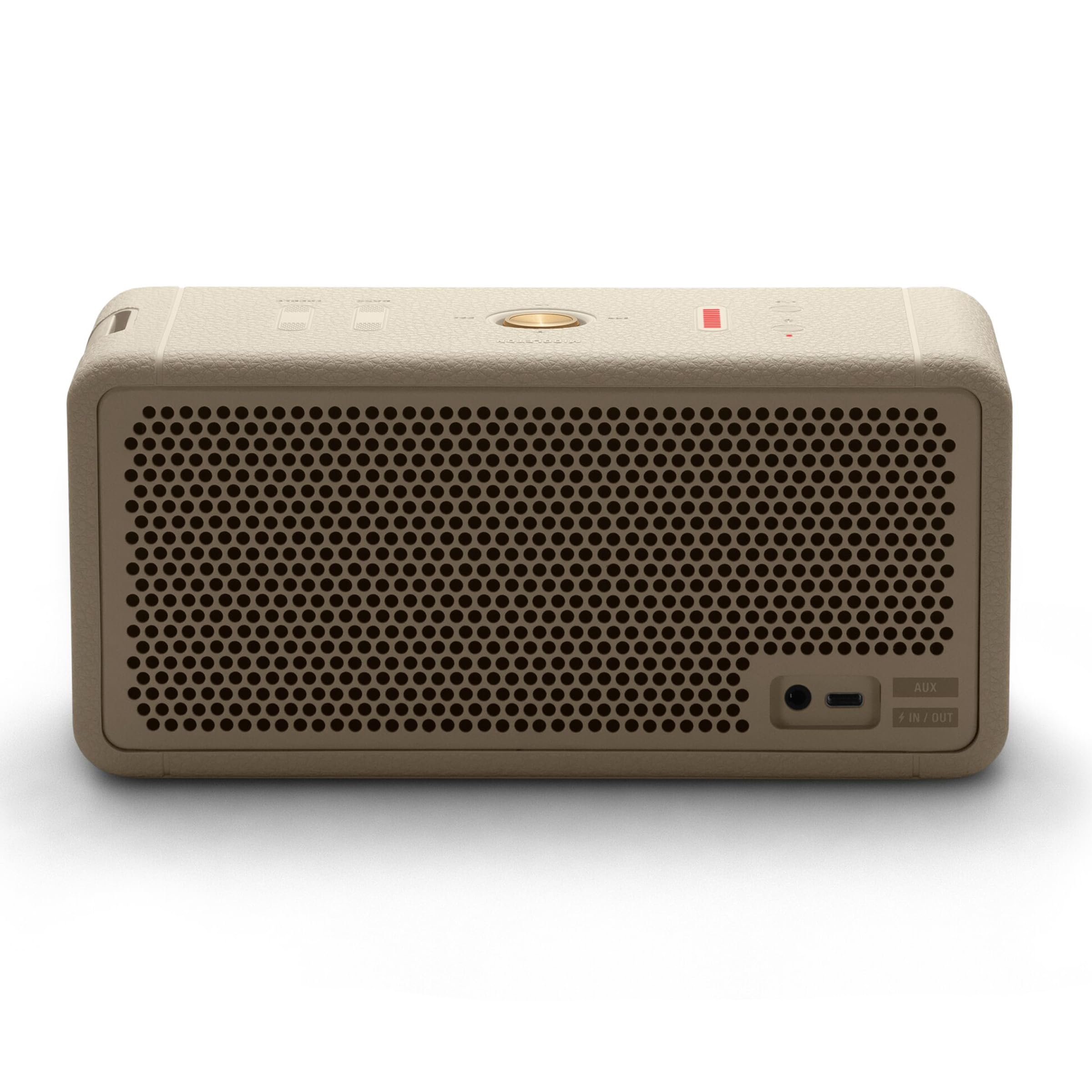Certified Refurbished - Marshall Middleton Portable Bluetooth Speaker - Cream MarshallBullseye Deals