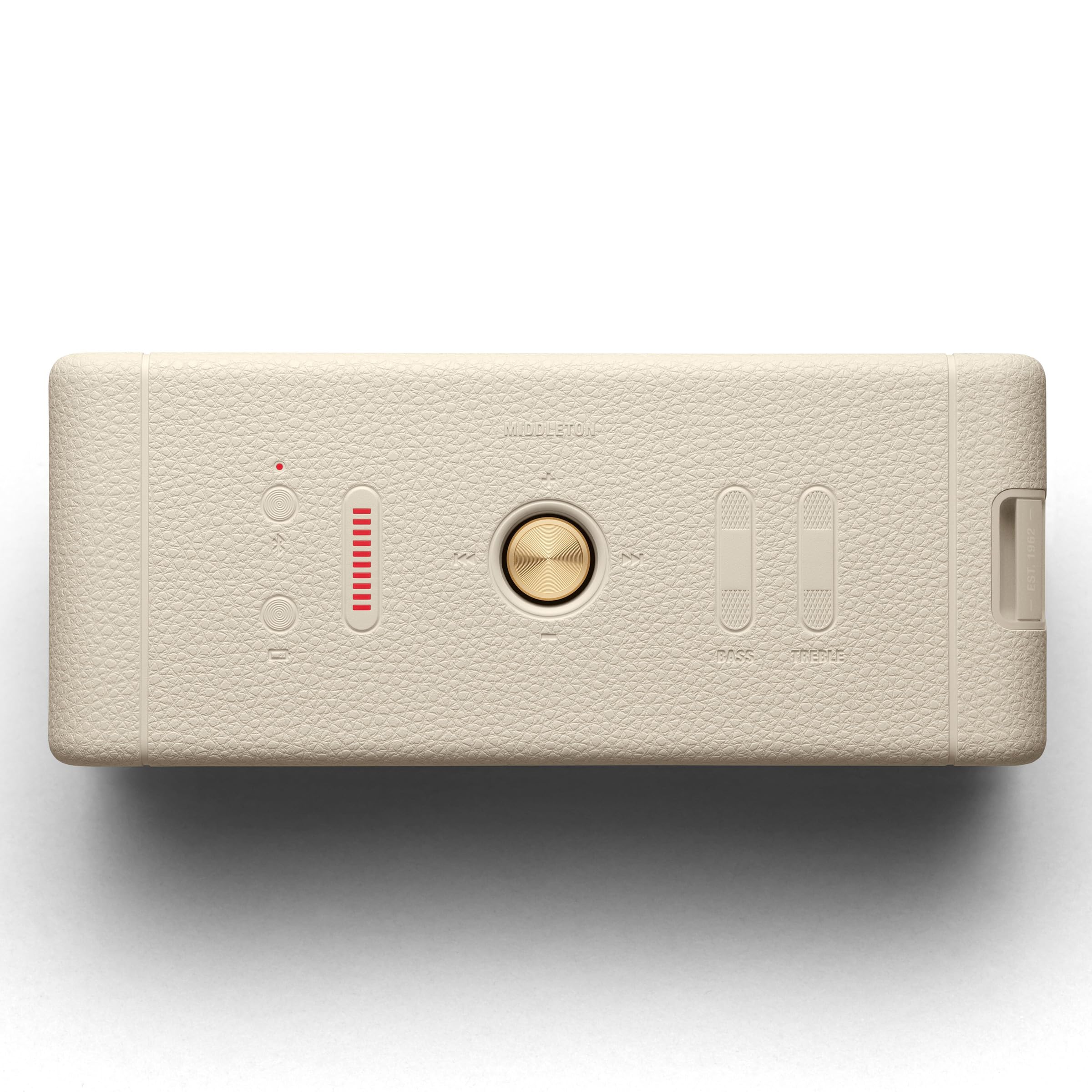 Certified Refurbished - Marshall Middleton Portable Bluetooth Speaker - Cream MarshallBullseye Deals