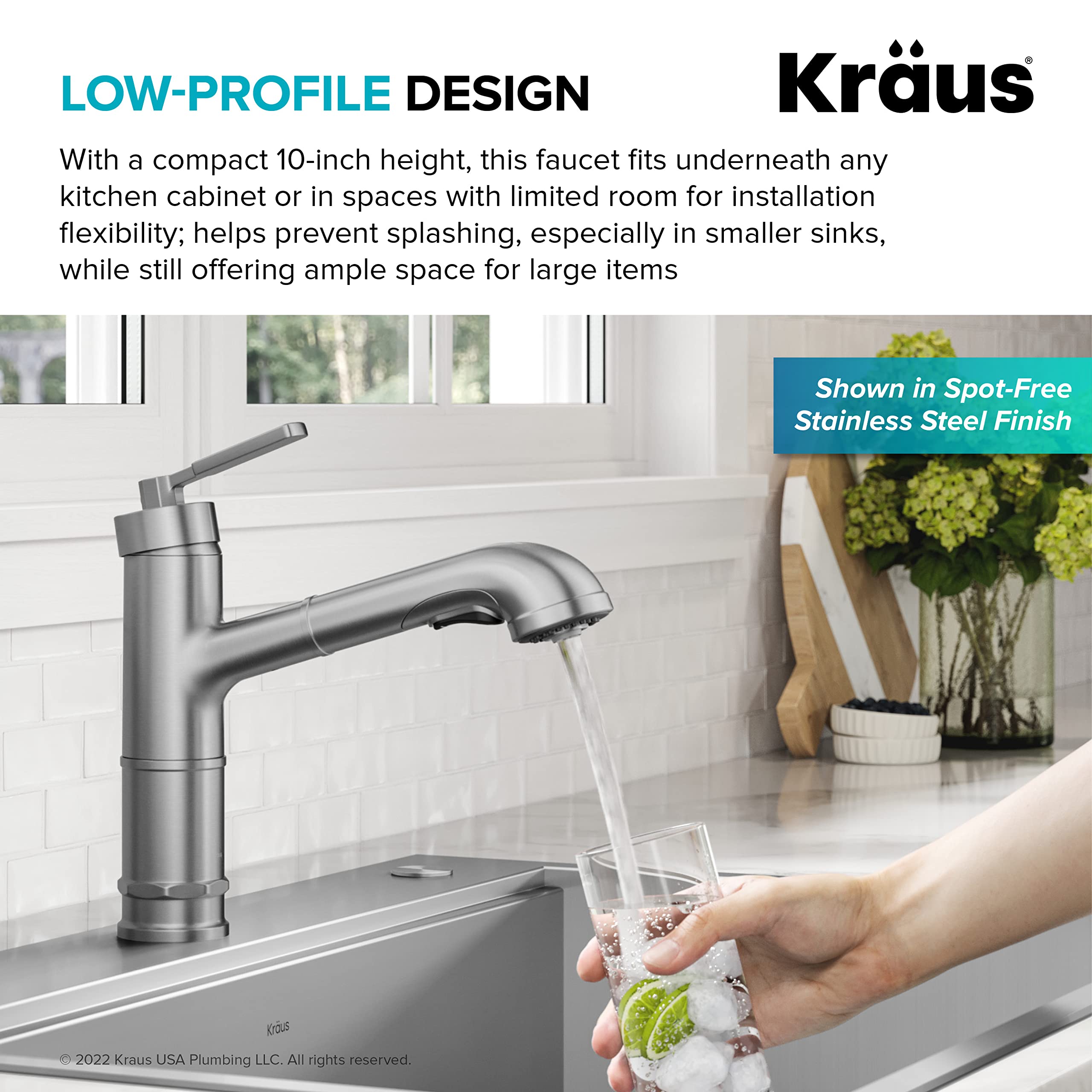 Open Box - Kraus KPF-4103MB - Kitchen Faucet