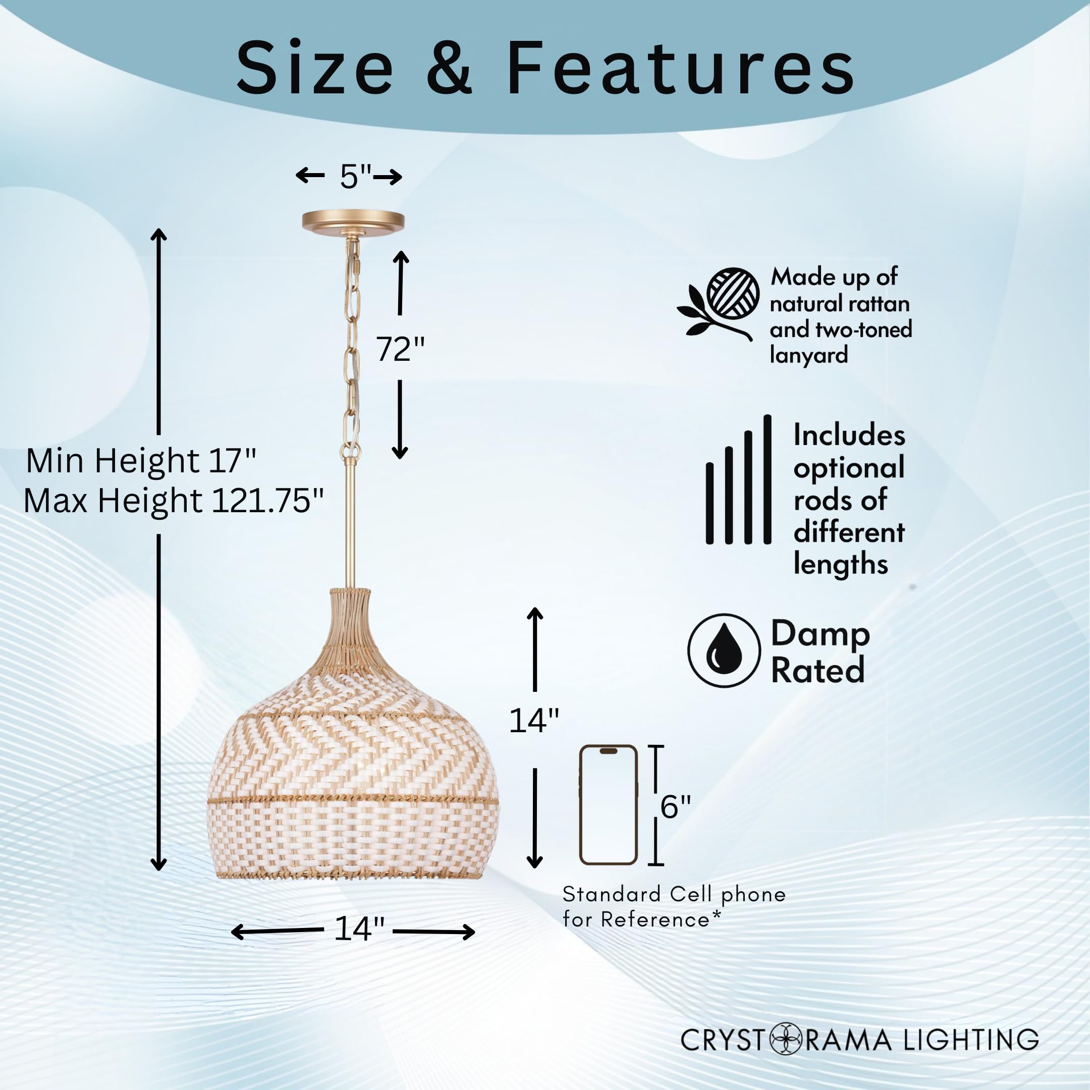 Open Box - Crystorama Lighting Group ZAN-9003-SG - Pendants Indoor Lighting