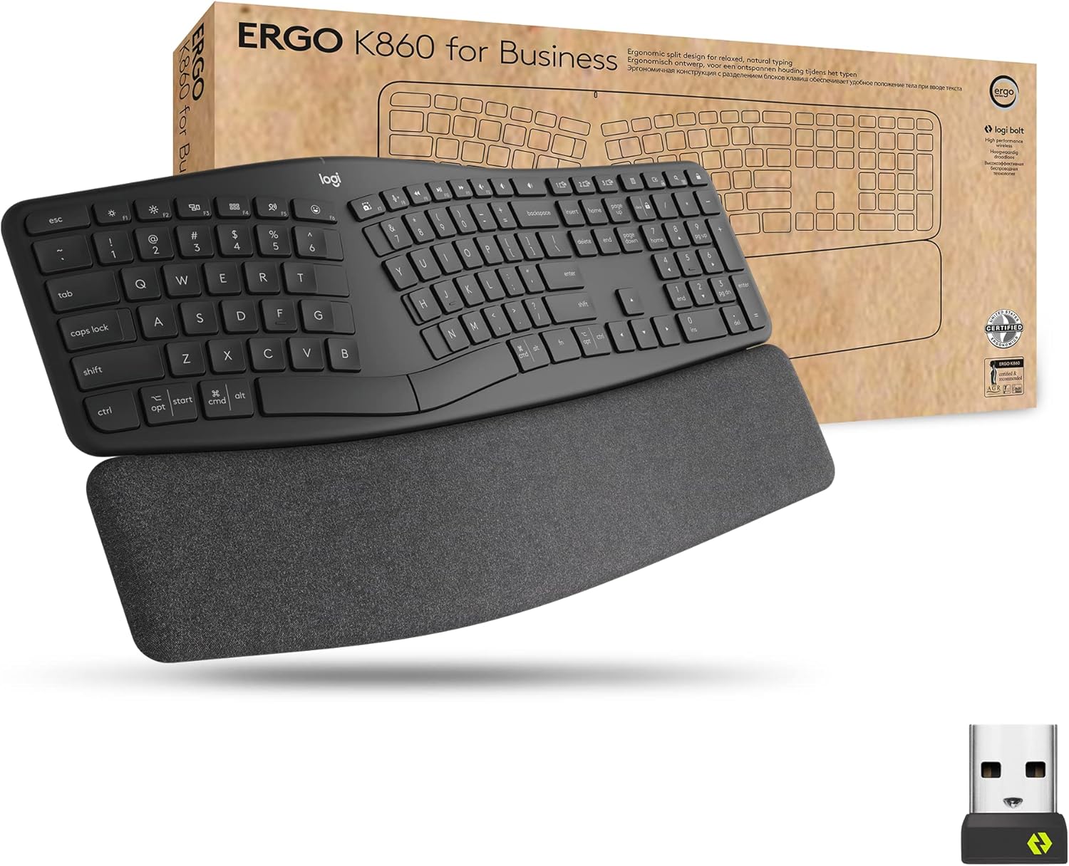 Refurbished - ERGO K860 for Business-GRAPHITE-US-BT 920-010175