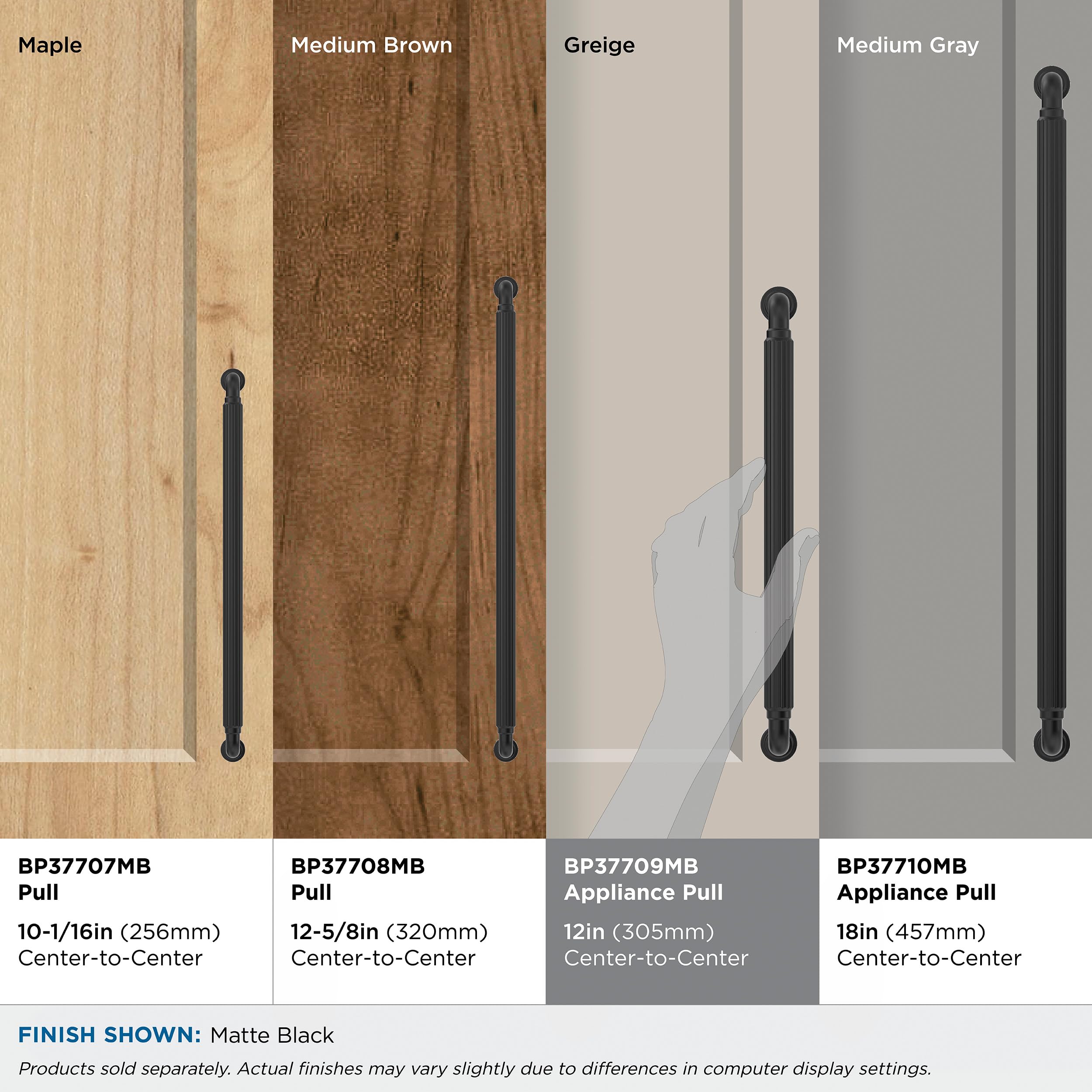 Open Box - Amerock BP37709MB - Pulls Cabinet Hardware