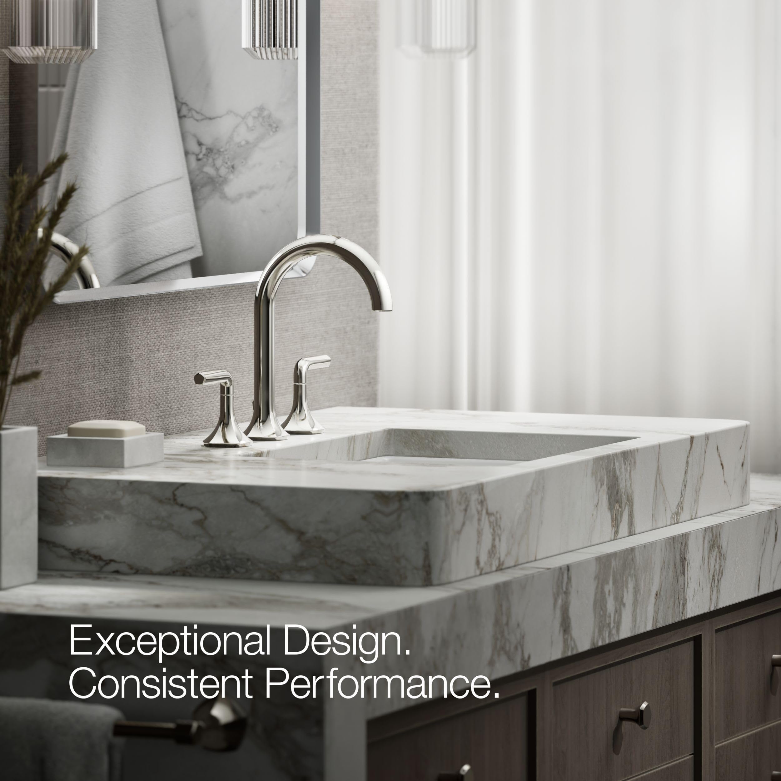 Open Box - Kohler K-27008-SN - Bathroom Sink Faucets Faucet