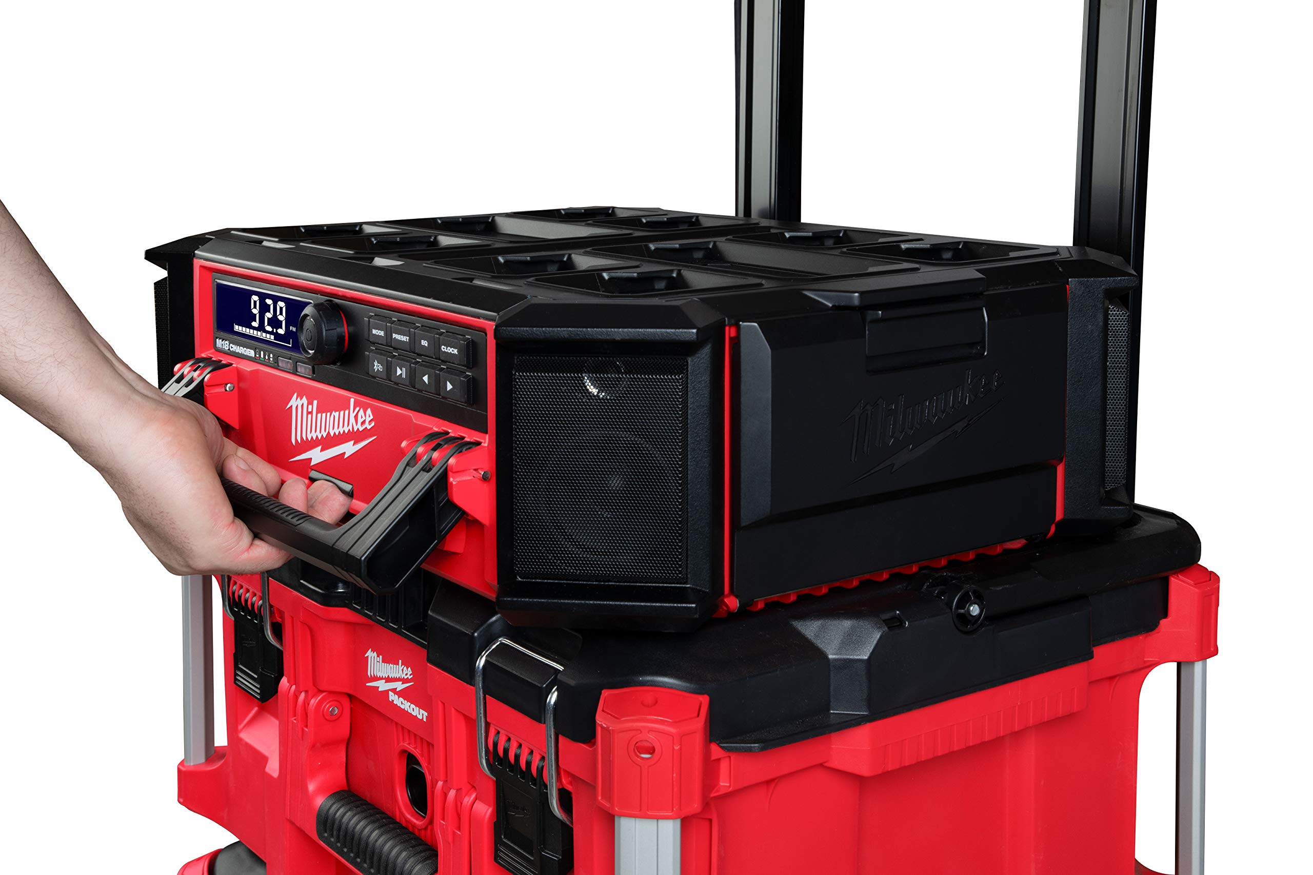 Open Box -  Milwaukee 2950-20 M18 Lithium-Ion Cordless PACKOUT Radio/Speaker