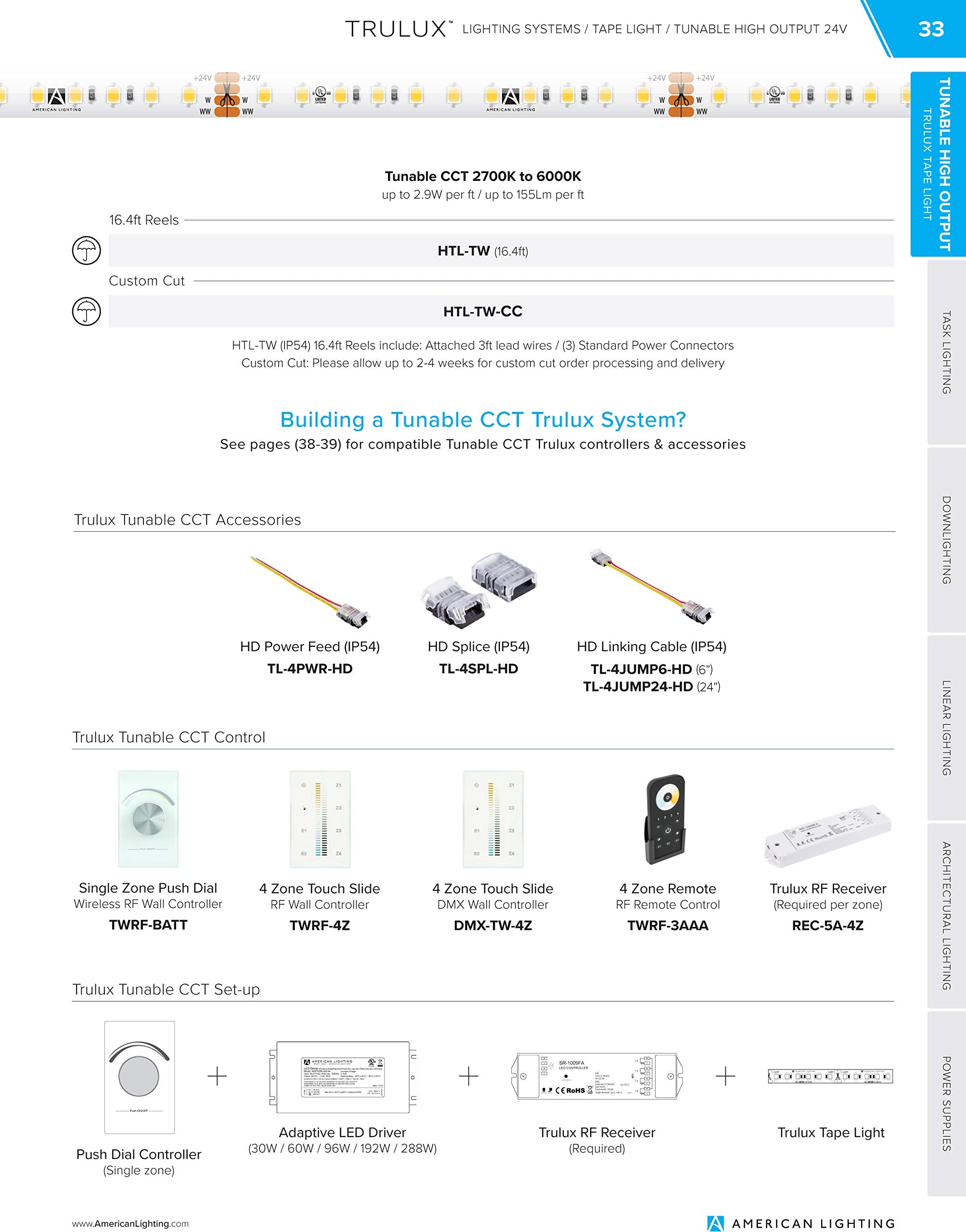 Open Box - American Lighting HTL-TW - Under Cabinet Indoor Lighting