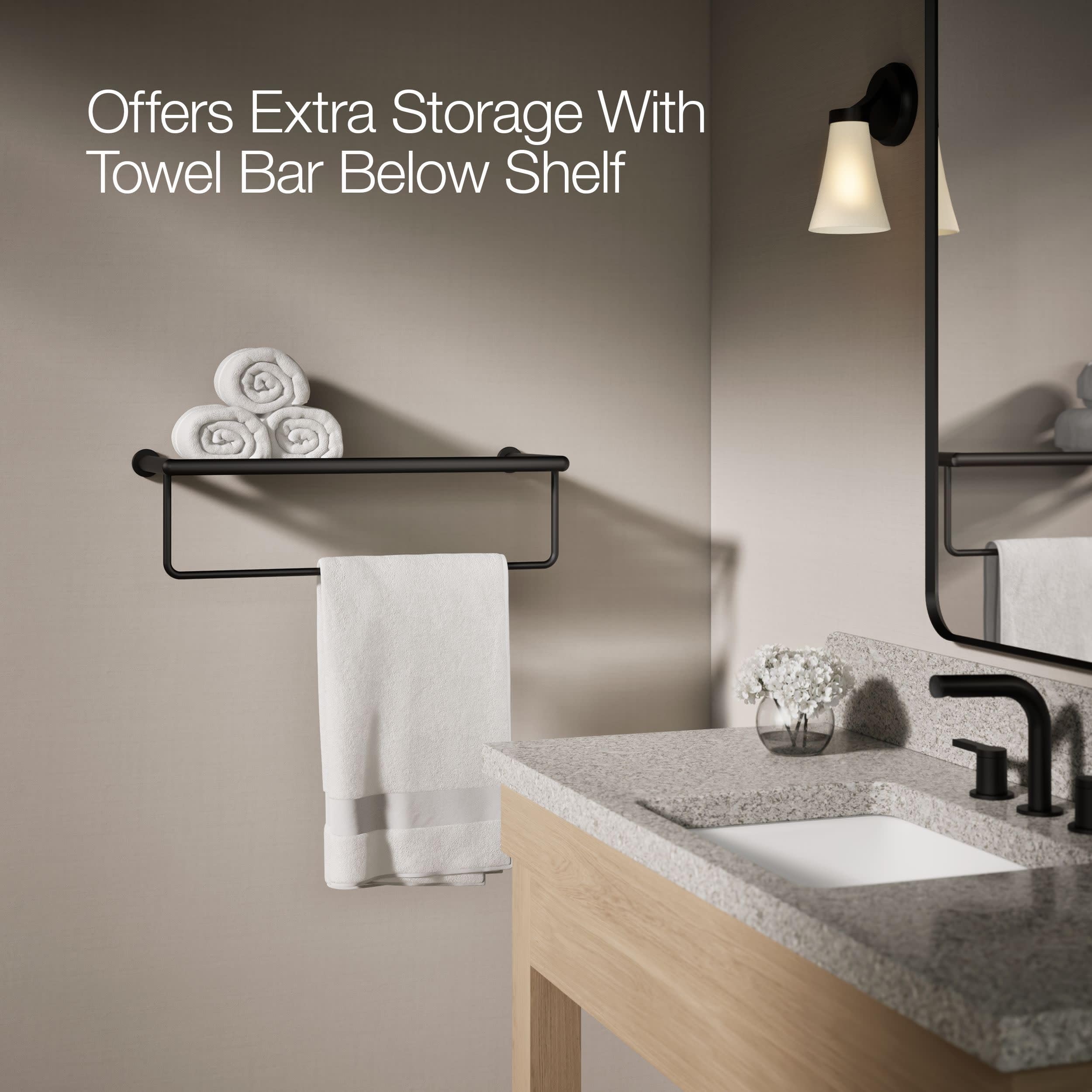 Open Box - Kohler K-24552-BL - Towel Rack Bathroom Hardware