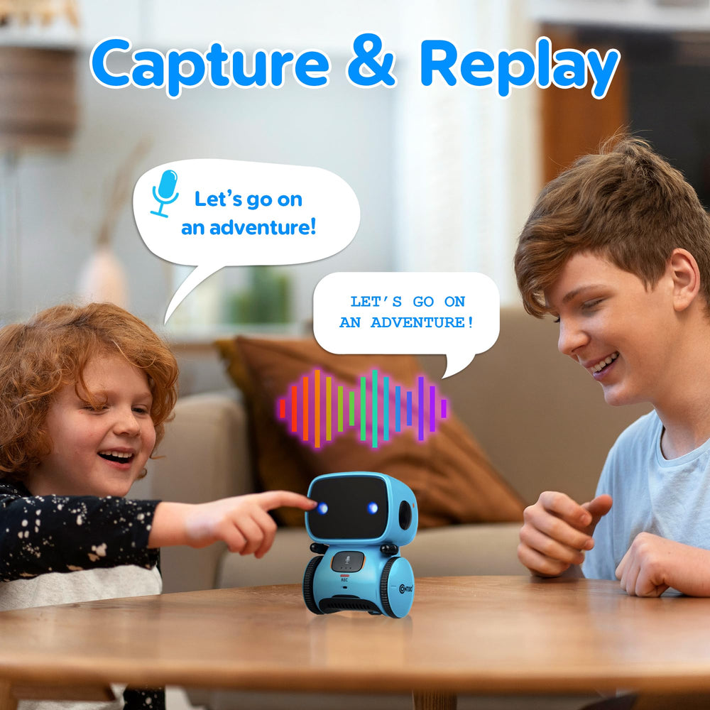 New - Contixo R1 Blue Robot Toy For Kids Ages 2+