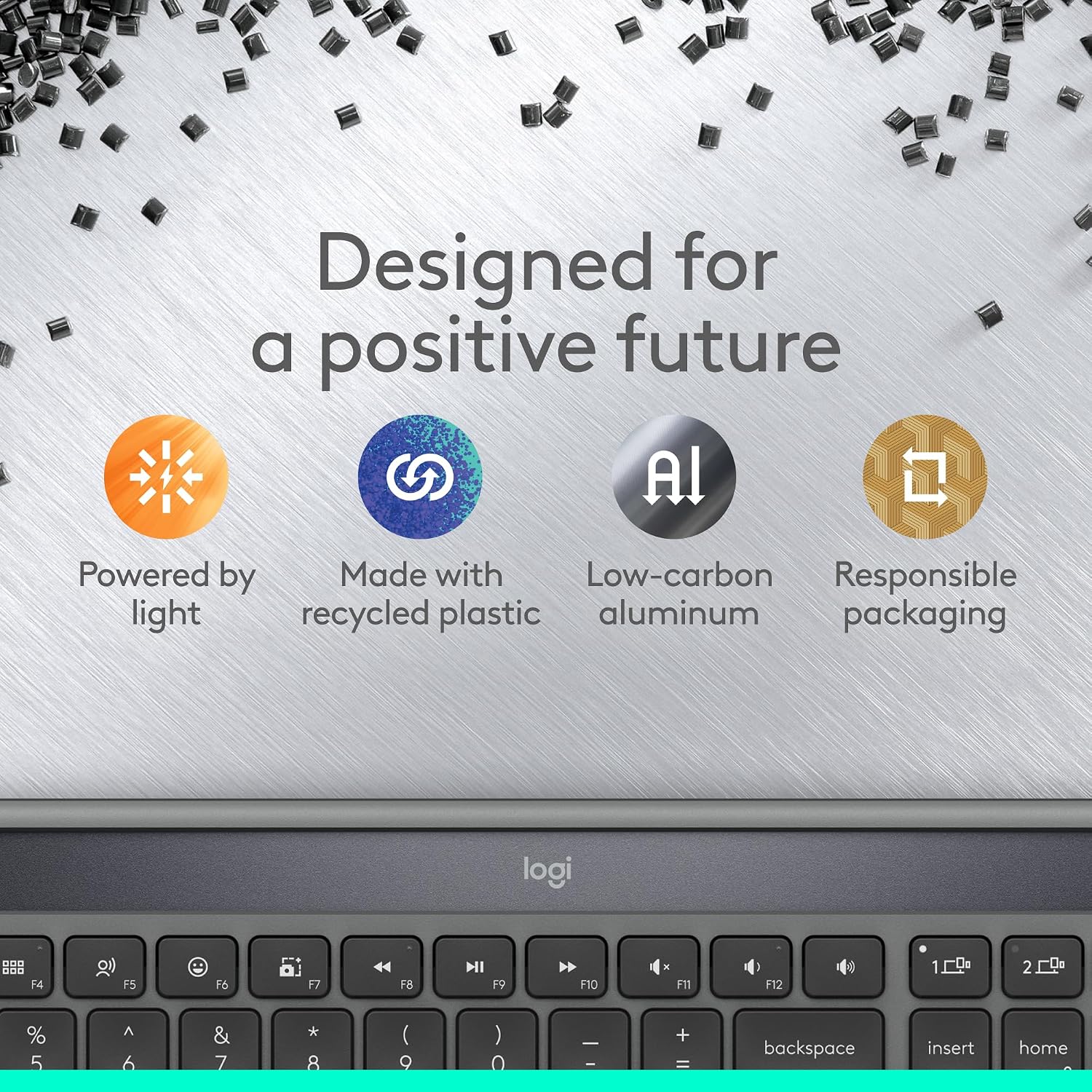 Refurbished - Signature Slim Solar+ K980-GRAPHITE-US-2.4GHZ/BT-N/A-CAN-215-UNIV