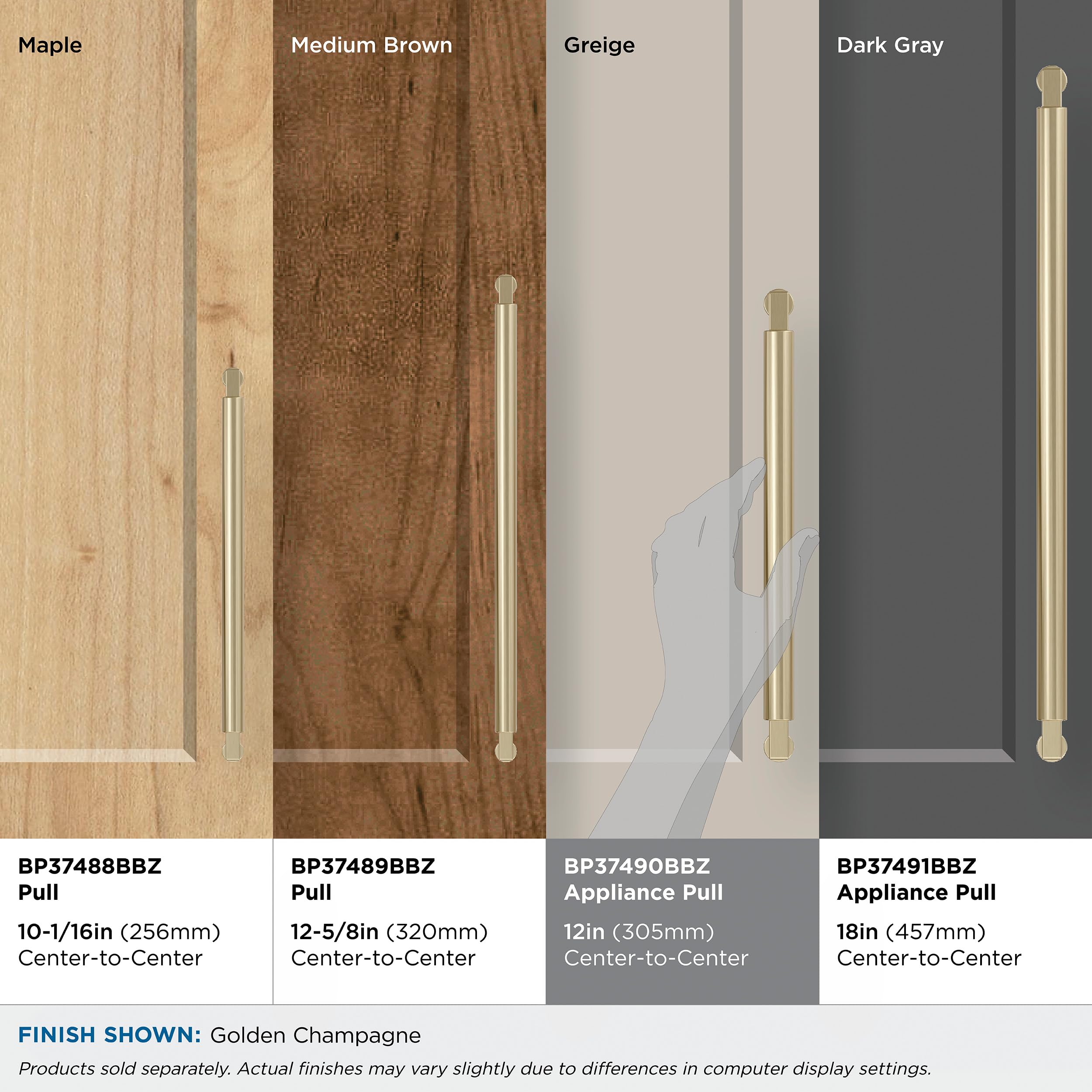 Open Box - Amerock BP37490BBZ - Pulls Cabinet Hardware