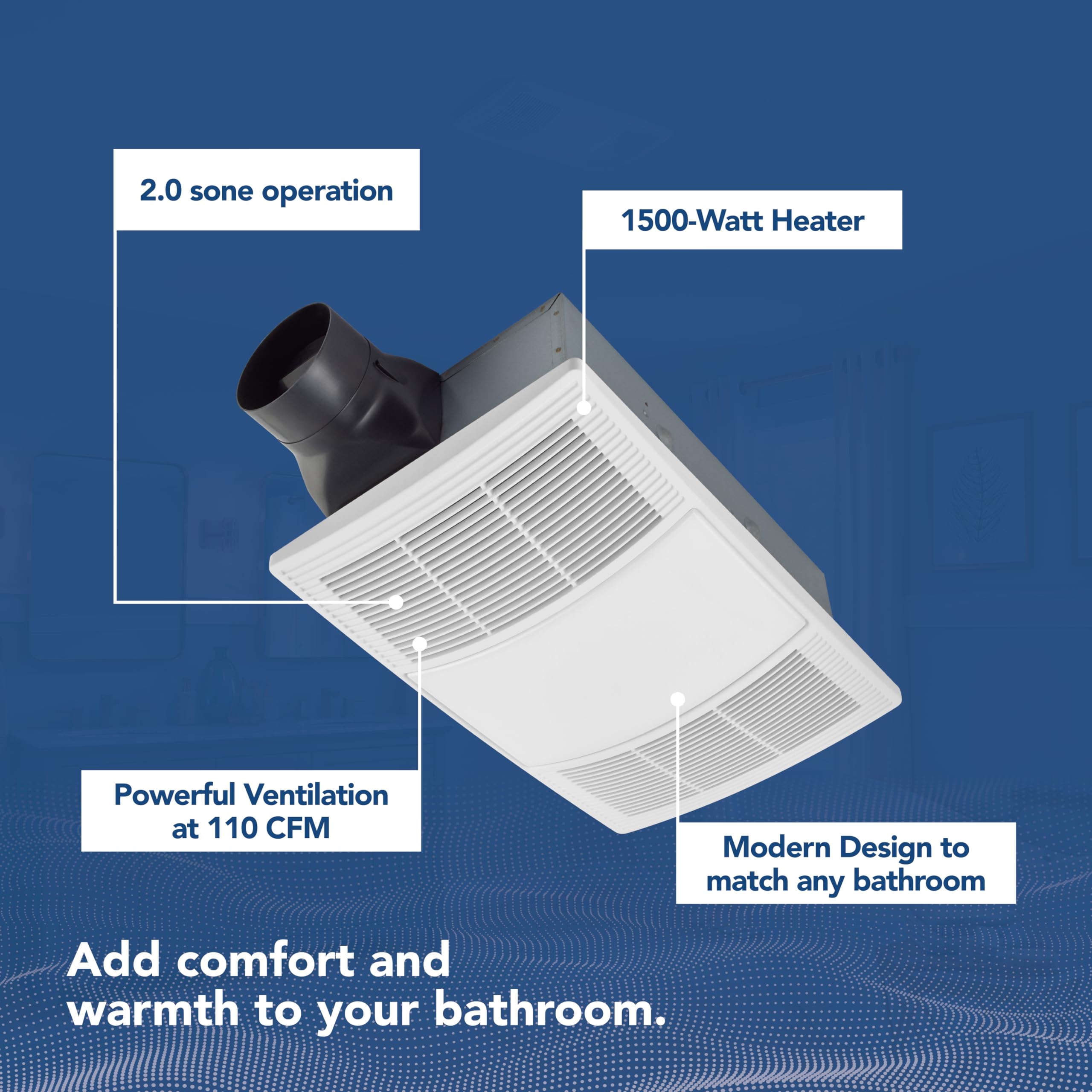 Open Box - Broan BHF110 - Exhaust Fans Ventilation