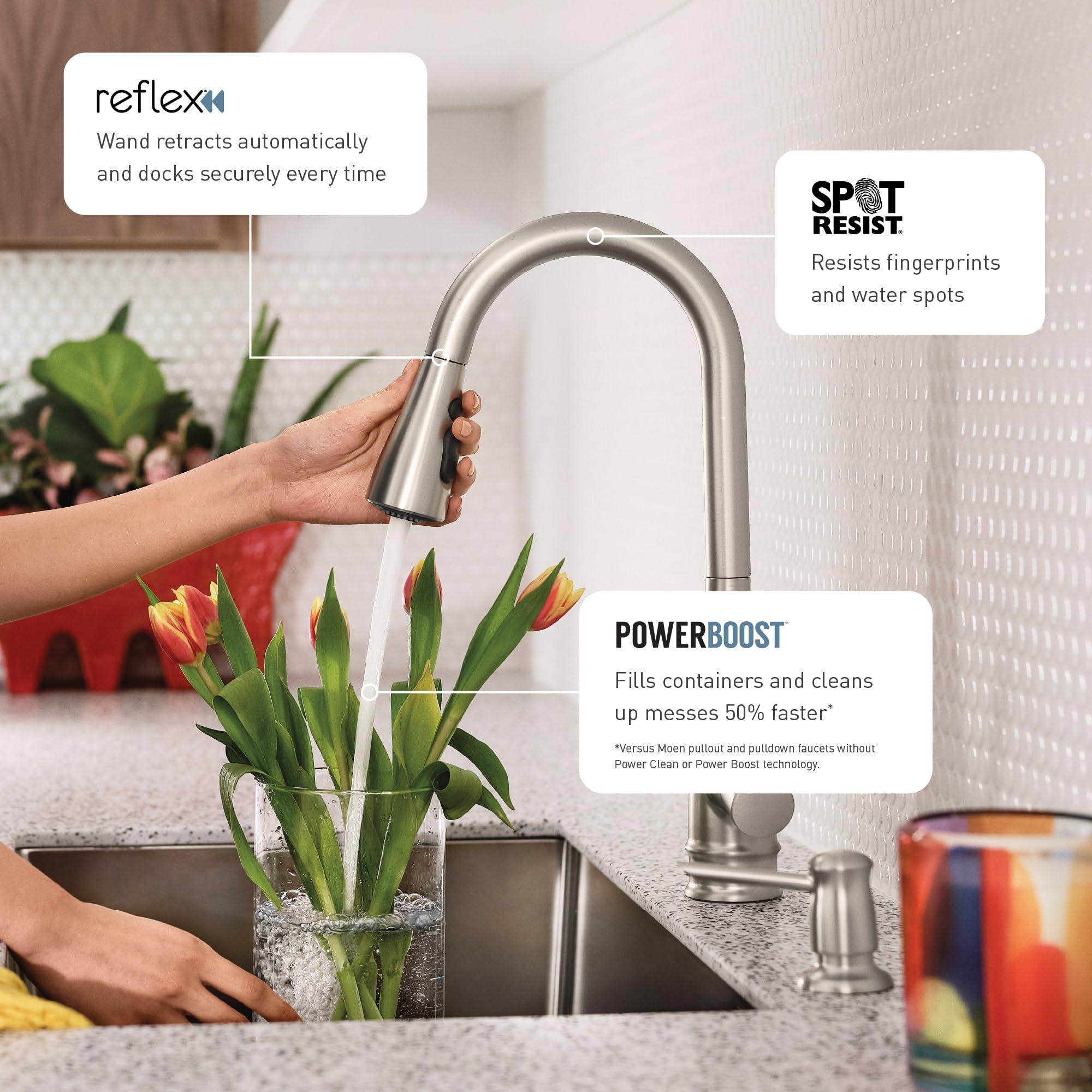Open Box - Moen 9126SRS - Kitchen Faucet