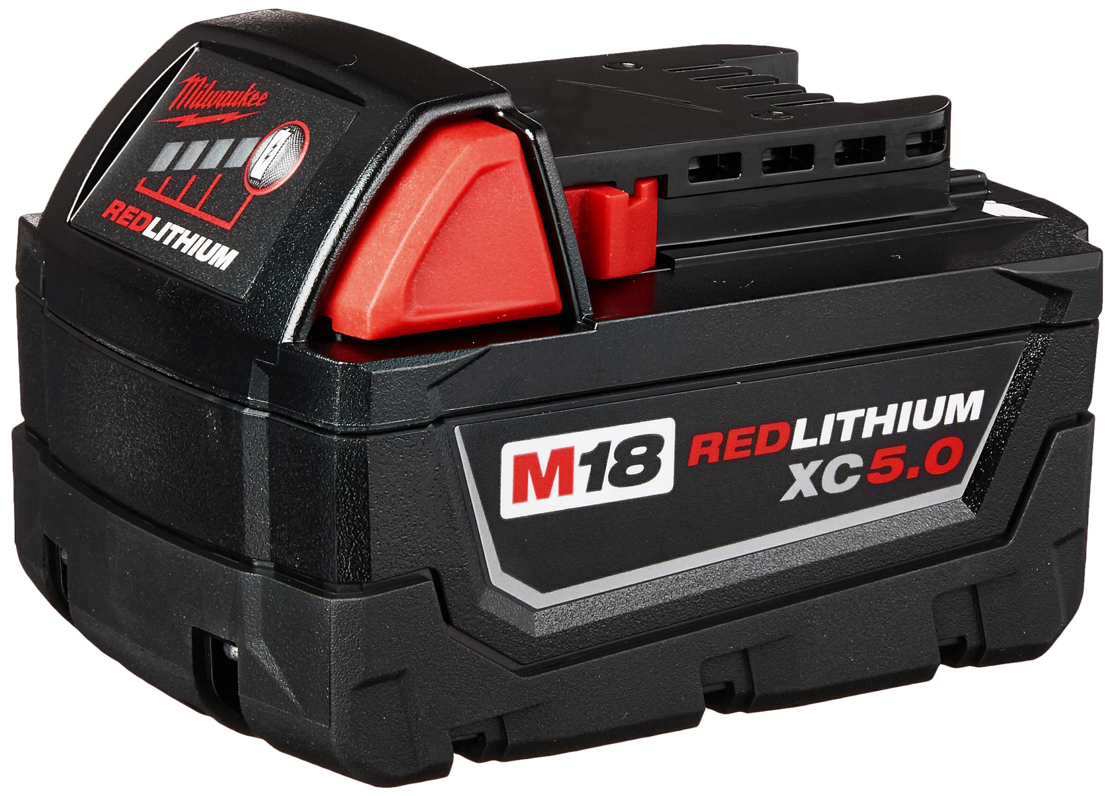 Open Box -  Milwaukee 48-11-1850 M18 18-Volt Li-Ion XC Extended Capacity Battery Pack 5.0Ah MilwaukeeBullseye Deals