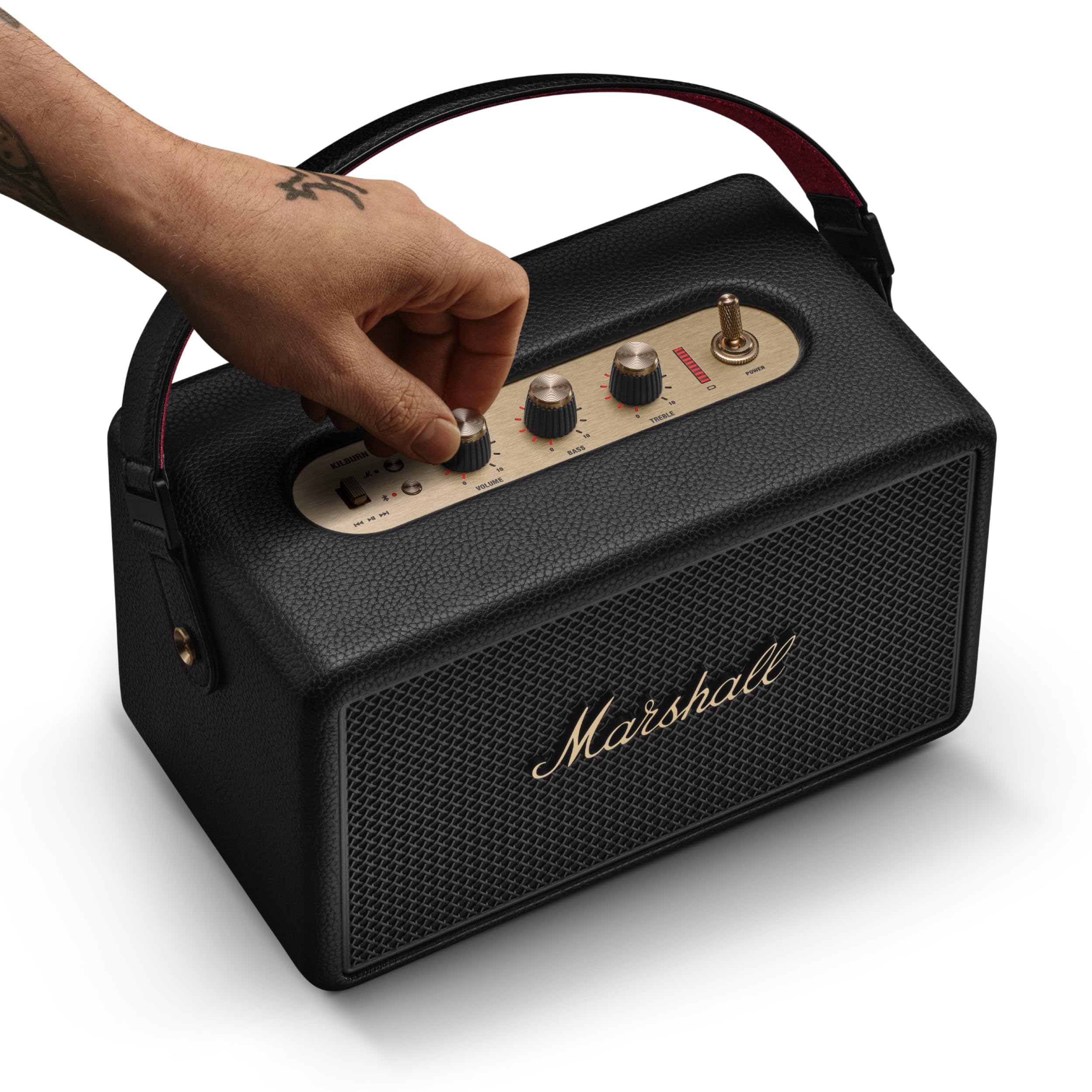 Certified Refurbished - Kilburn III�Bluetooth Speaker Black and Brass