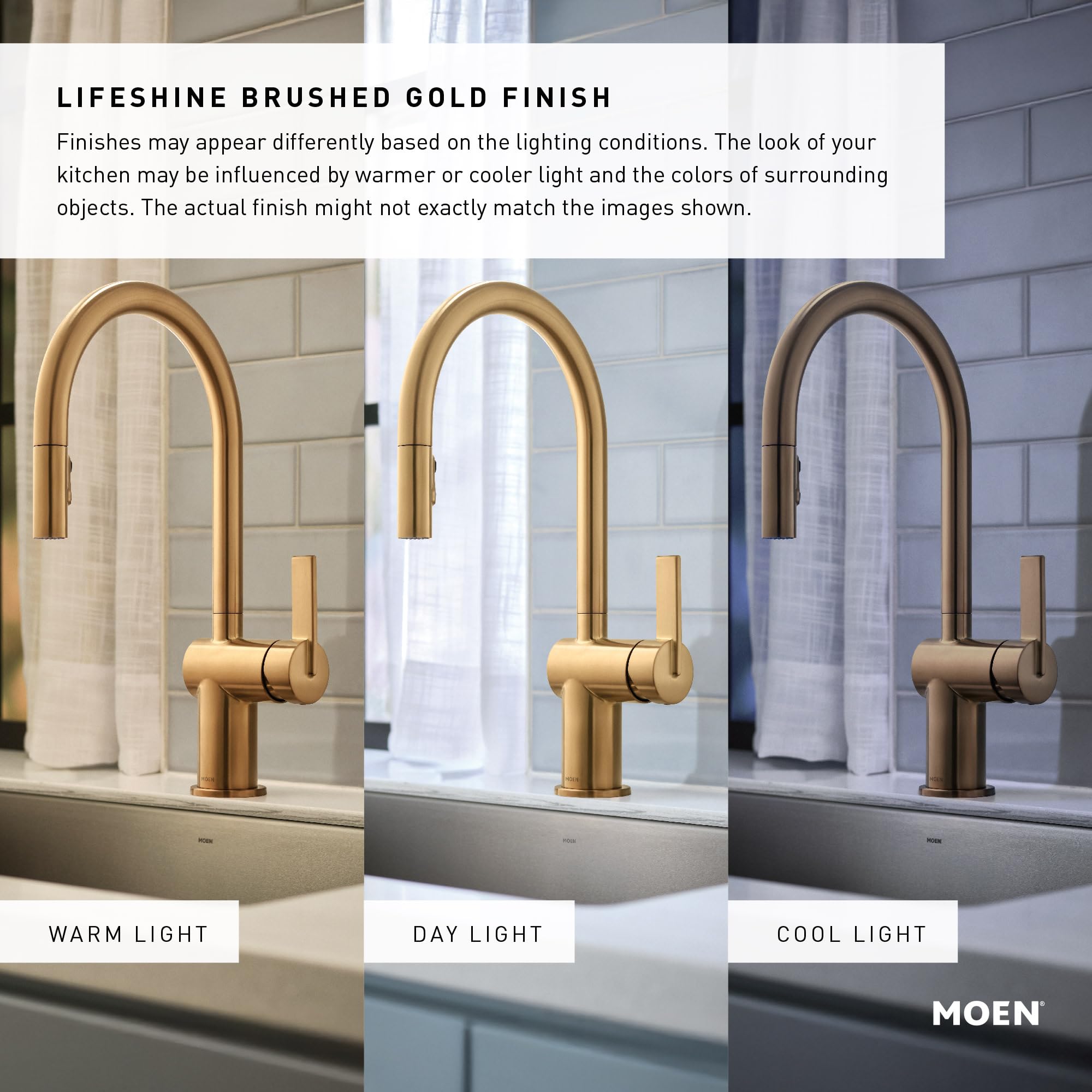 Open Box - Moen YB1761BG - Bathroom Fixtures Indoor Lighting