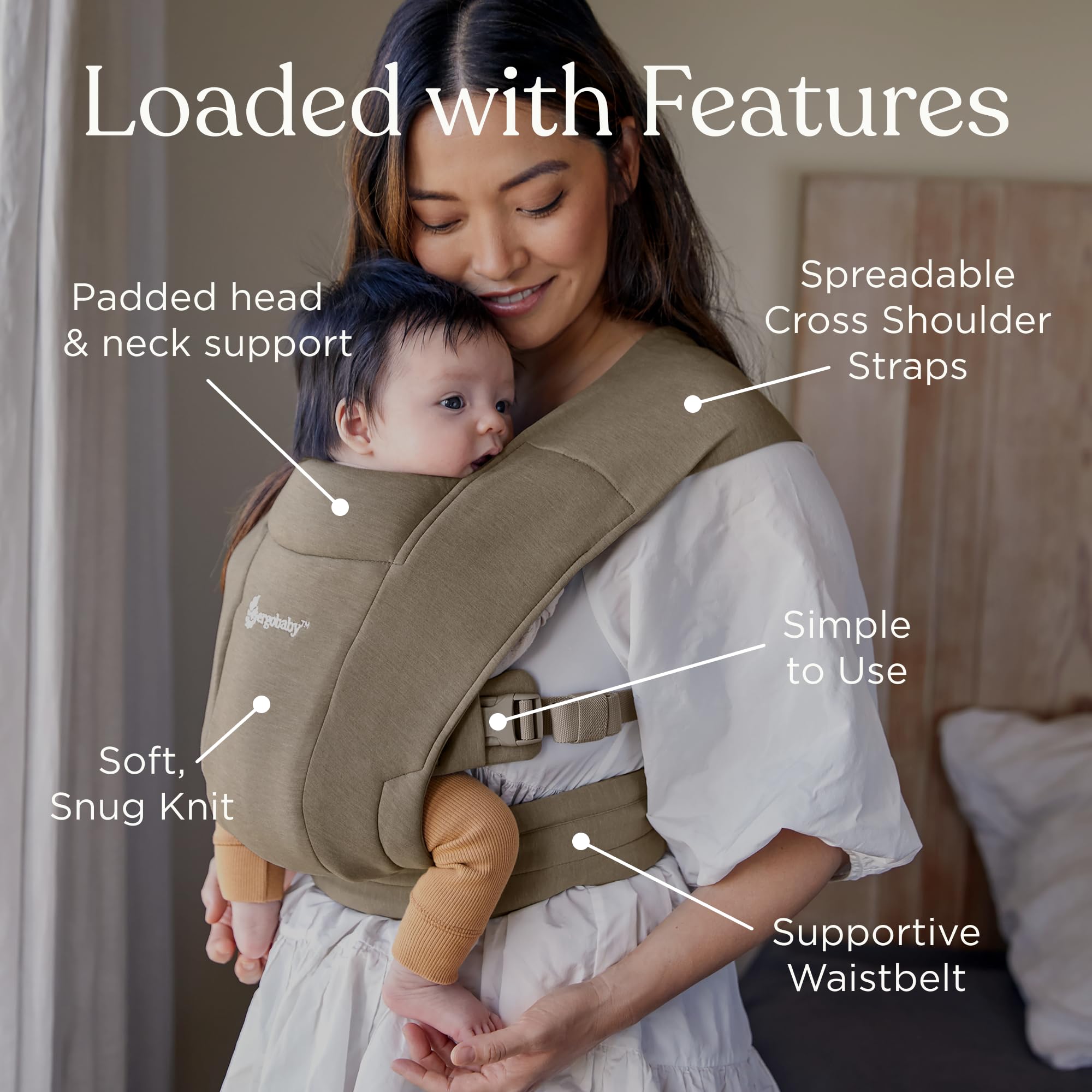 Ergobaby Bcemasamgry Baby Carrier - Soft Grey