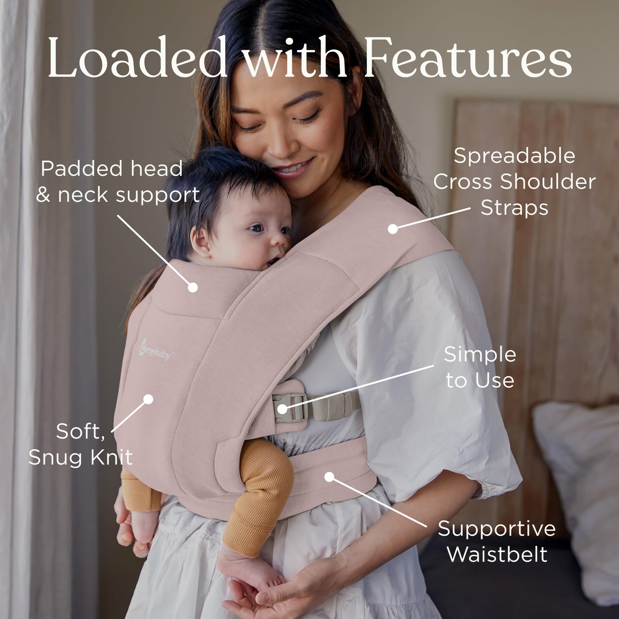 Ergobaby Embrace Mesh Baby Carrier - Blue