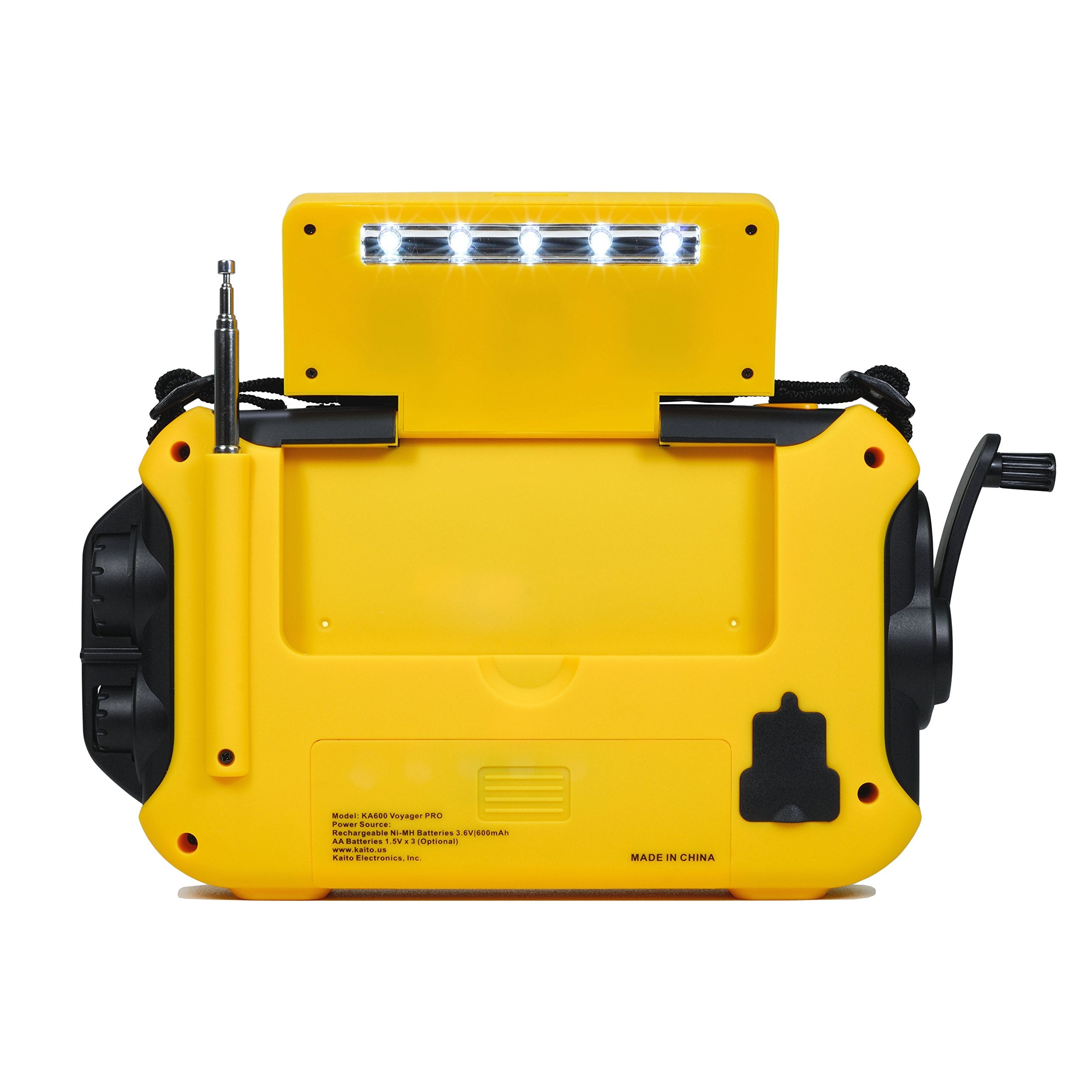 Kaito Voyager Pro KA600 Digital Solar Dynamo Crank Wind Up